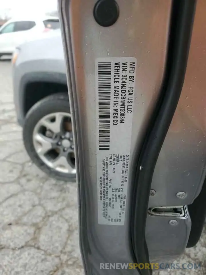 13 Фотография поврежденного автомобиля 3C4NJDCB4MT508844 JEEP COMPASS 2021