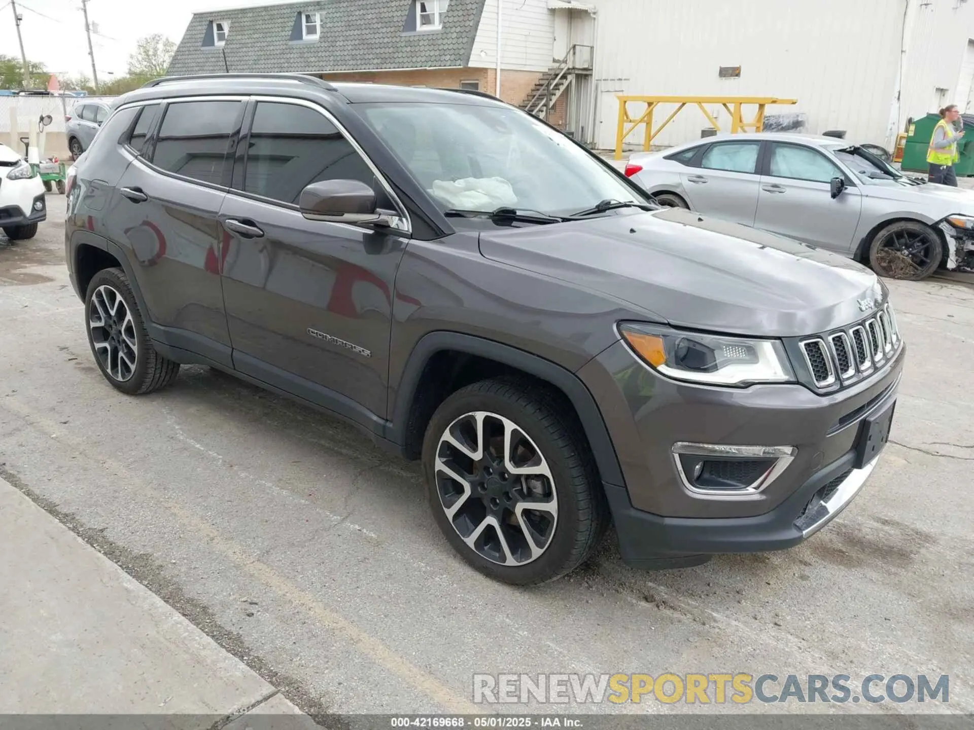 1 Photograph of a damaged car 3C4NJDCB5MT521750 JEEP COMPASS 2021