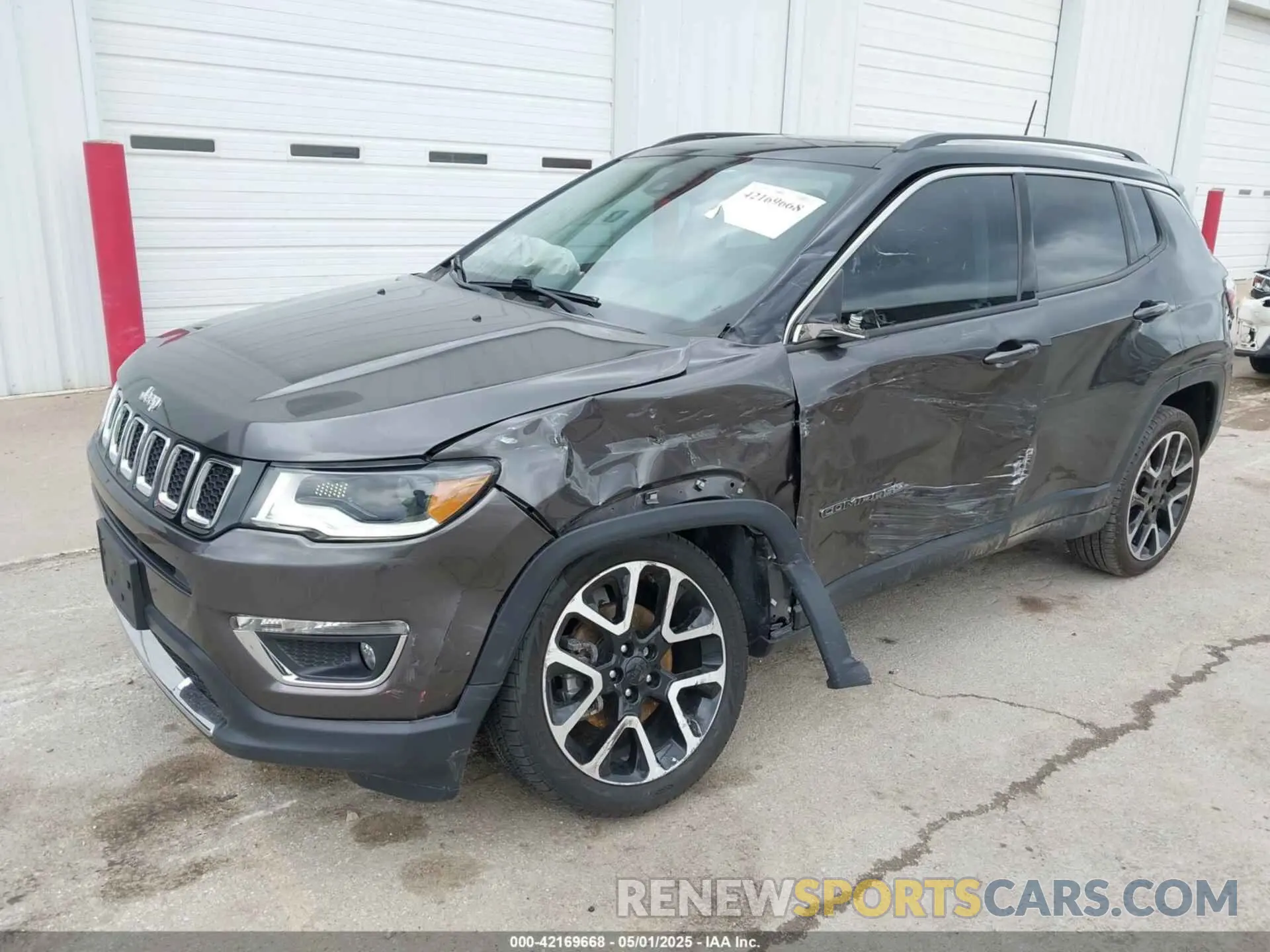 2 Photograph of a damaged car 3C4NJDCB5MT521750 JEEP COMPASS 2021