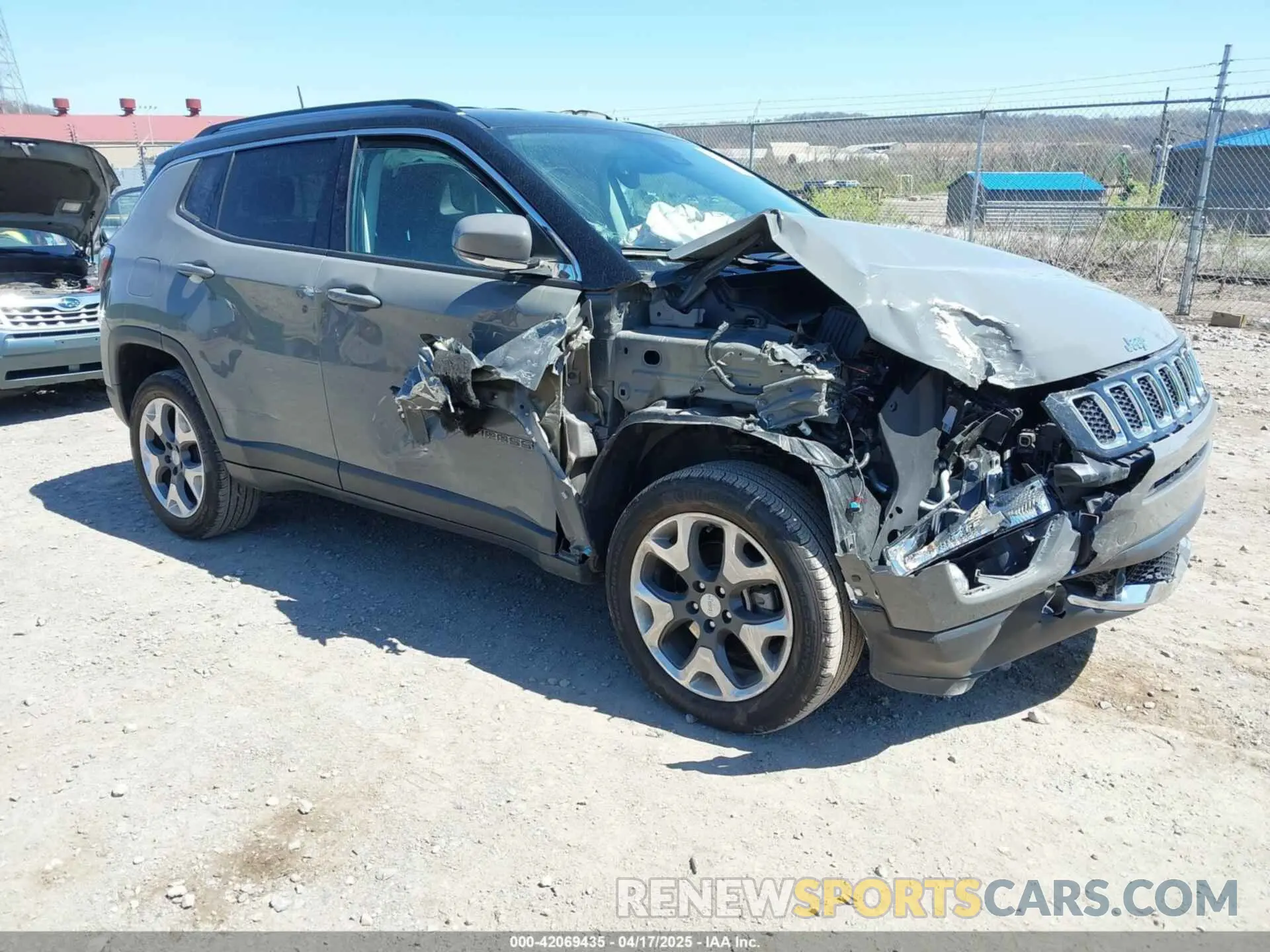 1 Фотография поврежденного автомобиля 3C4NJDCB5MT522249 JEEP COMPASS 2021