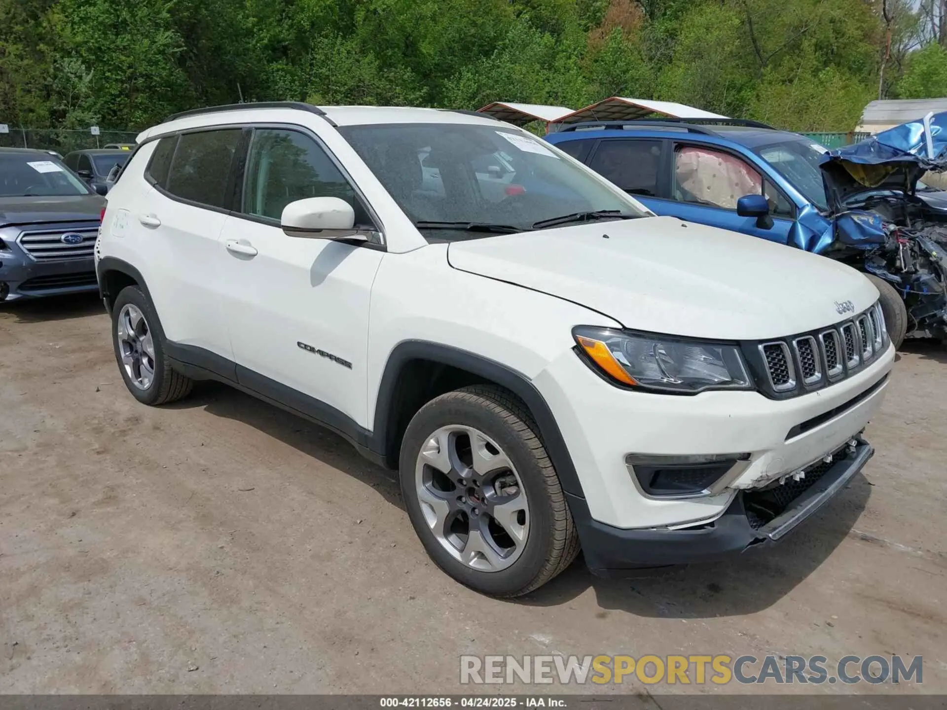 1 Фотография поврежденного автомобиля 3C4NJDCB5MT588915 JEEP COMPASS 2021