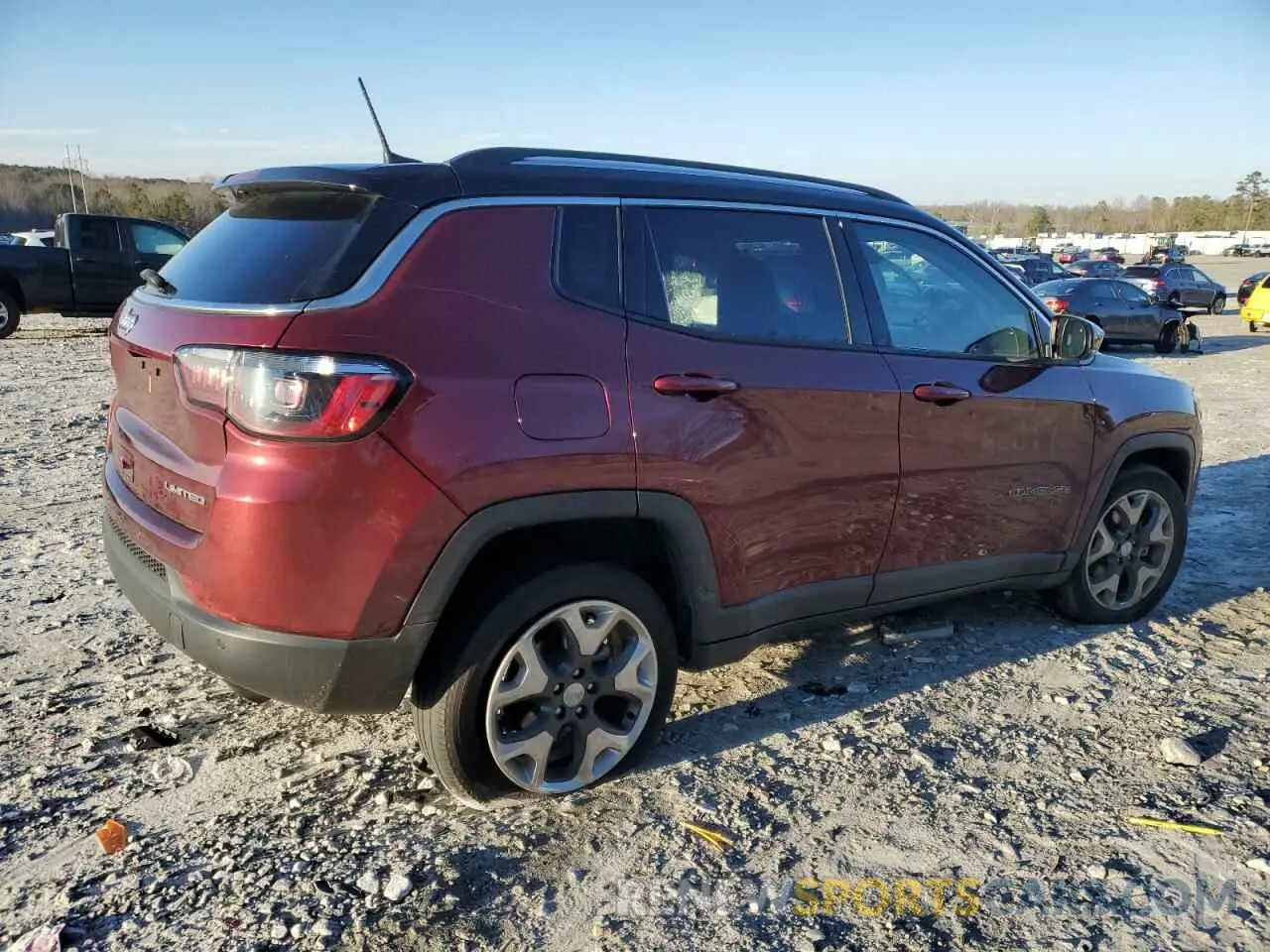 3 Фотография поврежденного автомобиля 3C4NJDCB6MT599227 JEEP COMPASS 2021