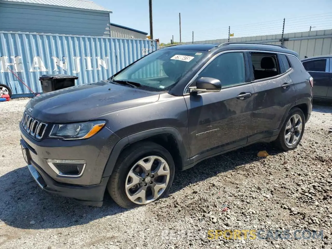 1 Photograph of a damaged car 3C4NJDCB7MT594392 JEEP COMPASS 2021