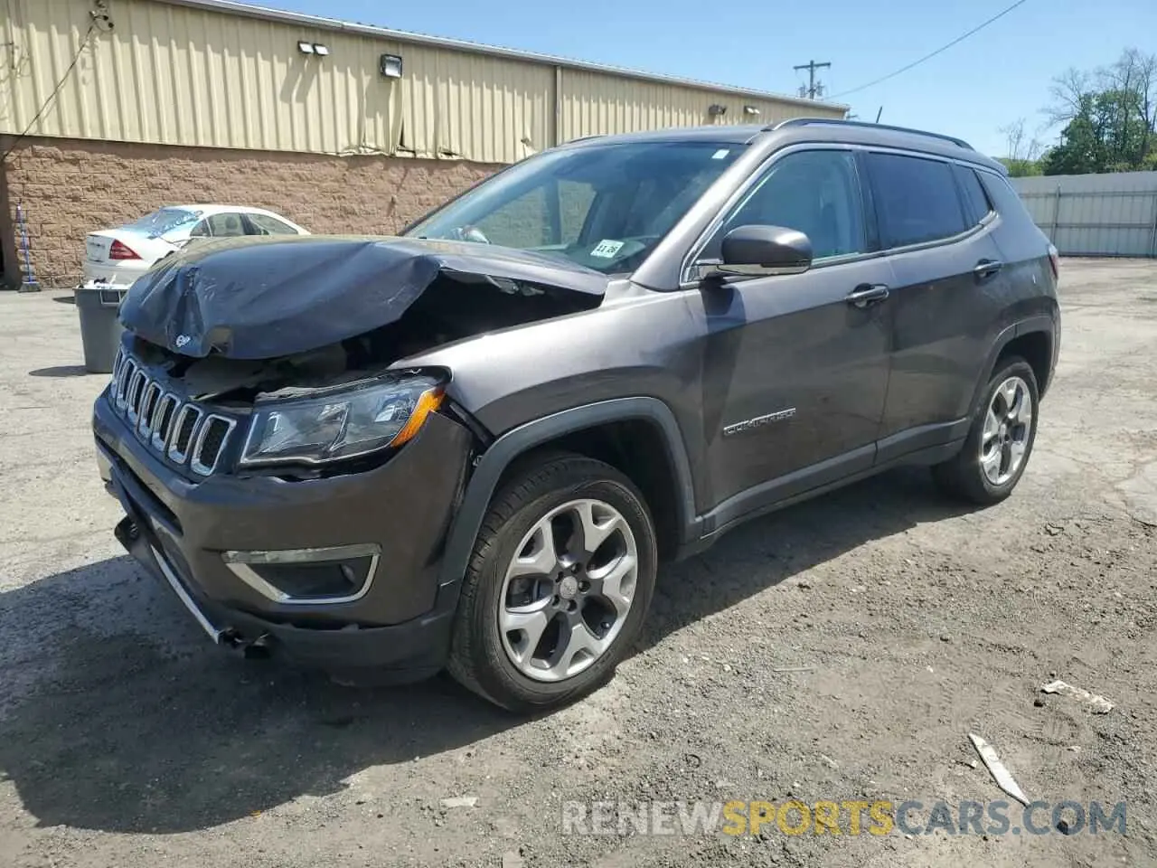 1 Photograph of a damaged car 3C4NJDCB7MT594652 JEEP COMPASS 2021