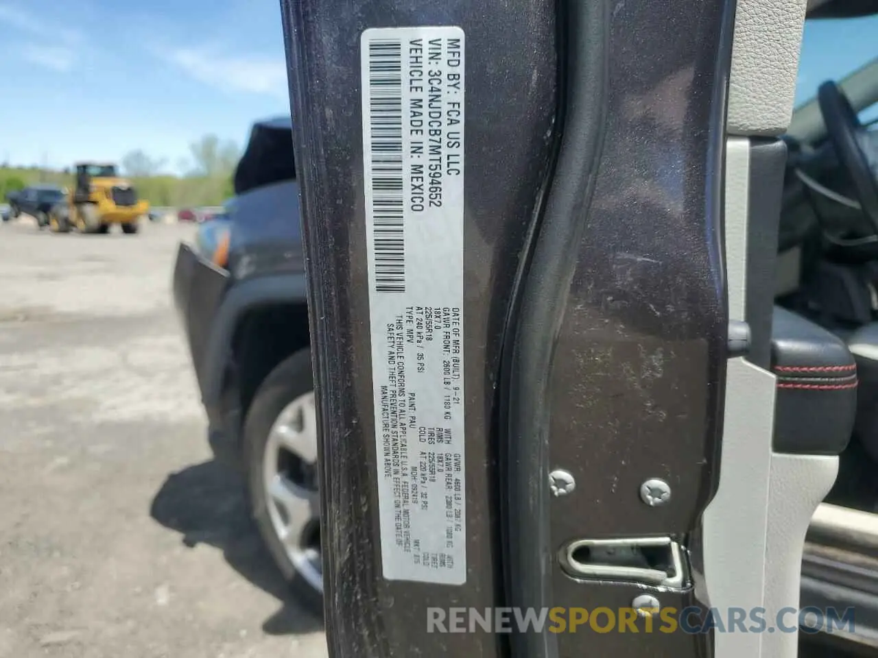 13 Photograph of a damaged car 3C4NJDCB7MT594652 JEEP COMPASS 2021