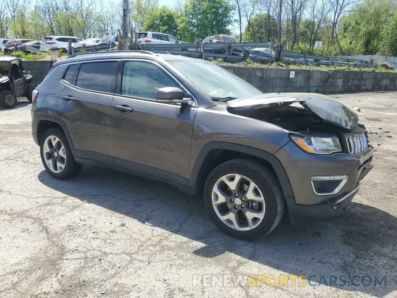 4 Photograph of a damaged car 3C4NJDCB7MT594652 JEEP COMPASS 2021