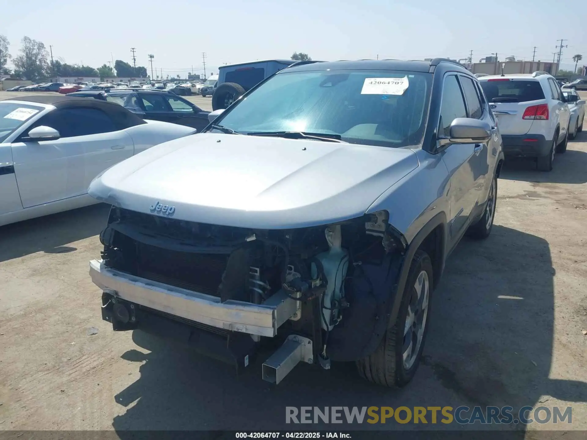 2 Фотография поврежденного автомобиля 3C4NJDCB8MT595535 JEEP COMPASS 2021
