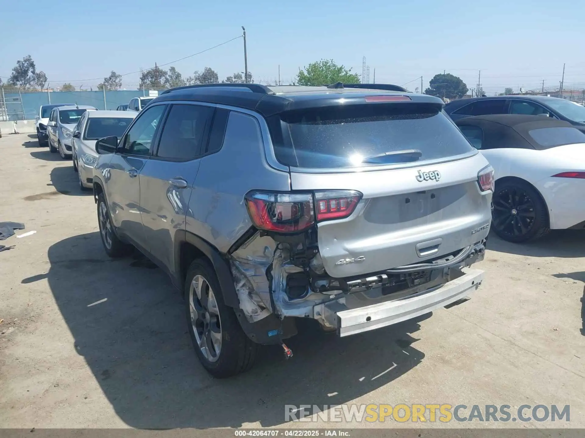 3 Фотография поврежденного автомобиля 3C4NJDCB8MT595535 JEEP COMPASS 2021