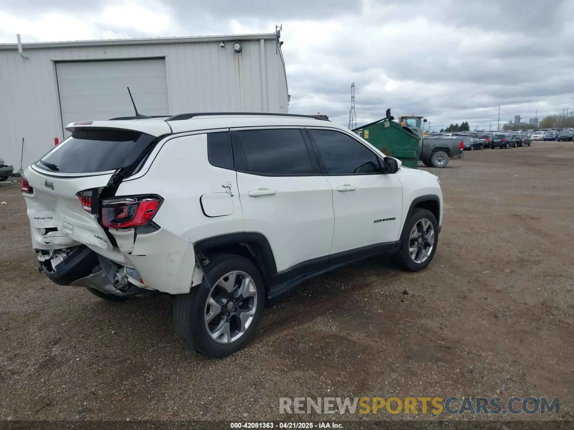 4 Фотография поврежденного автомобиля 3C4NJDCB9MT553410 JEEP COMPASS 2021