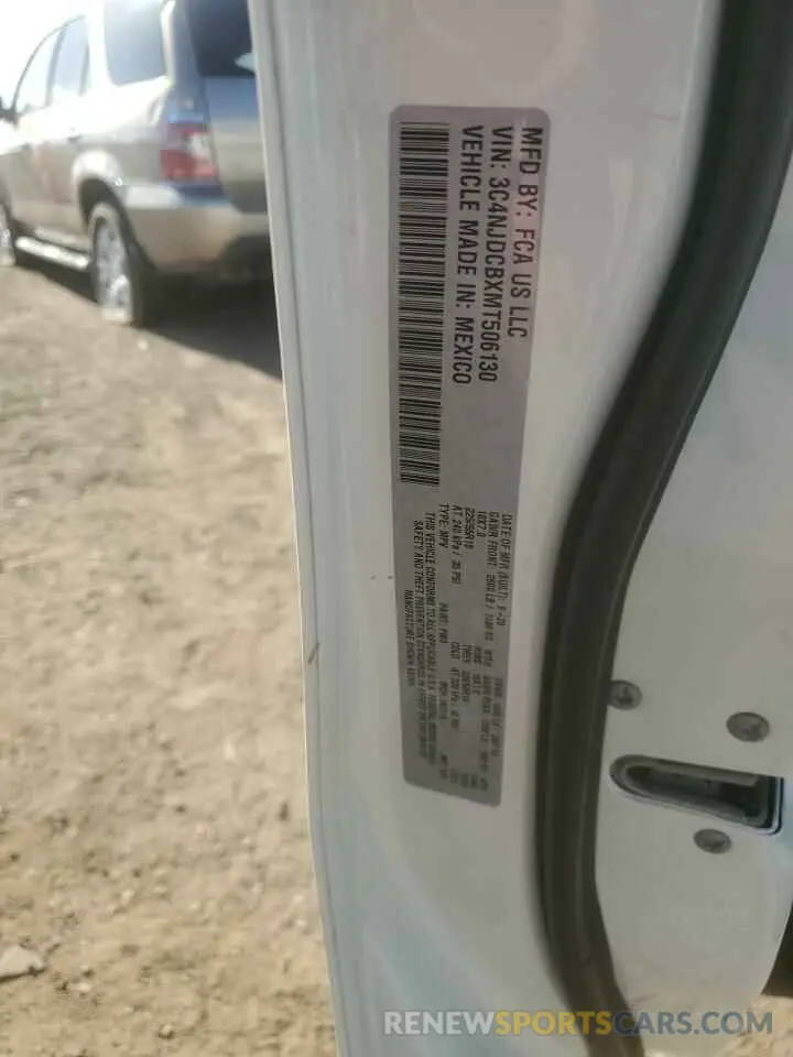 13 Фотография поврежденного автомобиля 3C4NJDCBXMT506130 JEEP COMPASS 2021