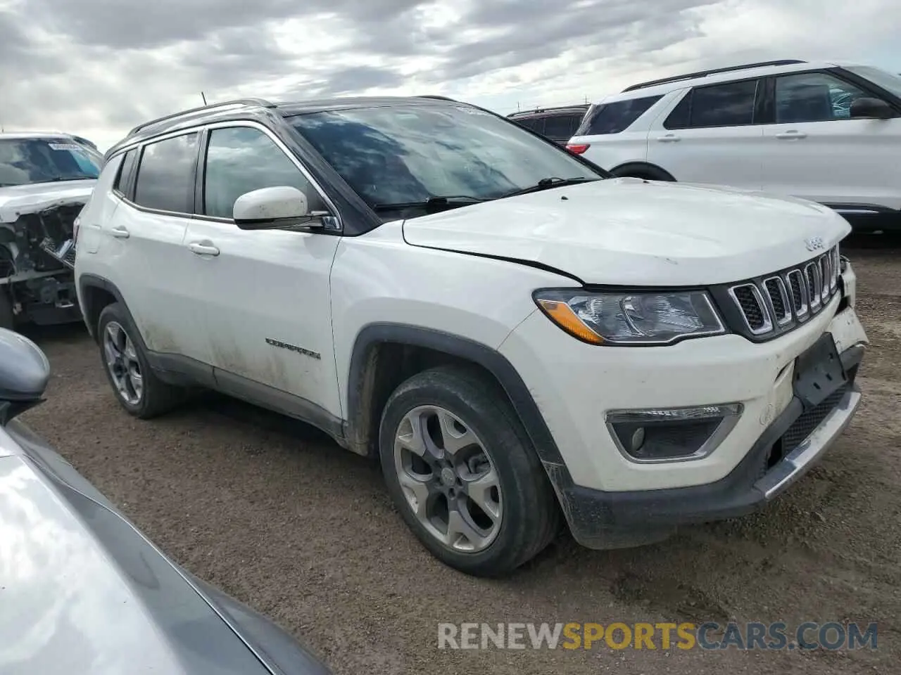 4 Фотография поврежденного автомобиля 3C4NJDCBXMT506130 JEEP COMPASS 2021