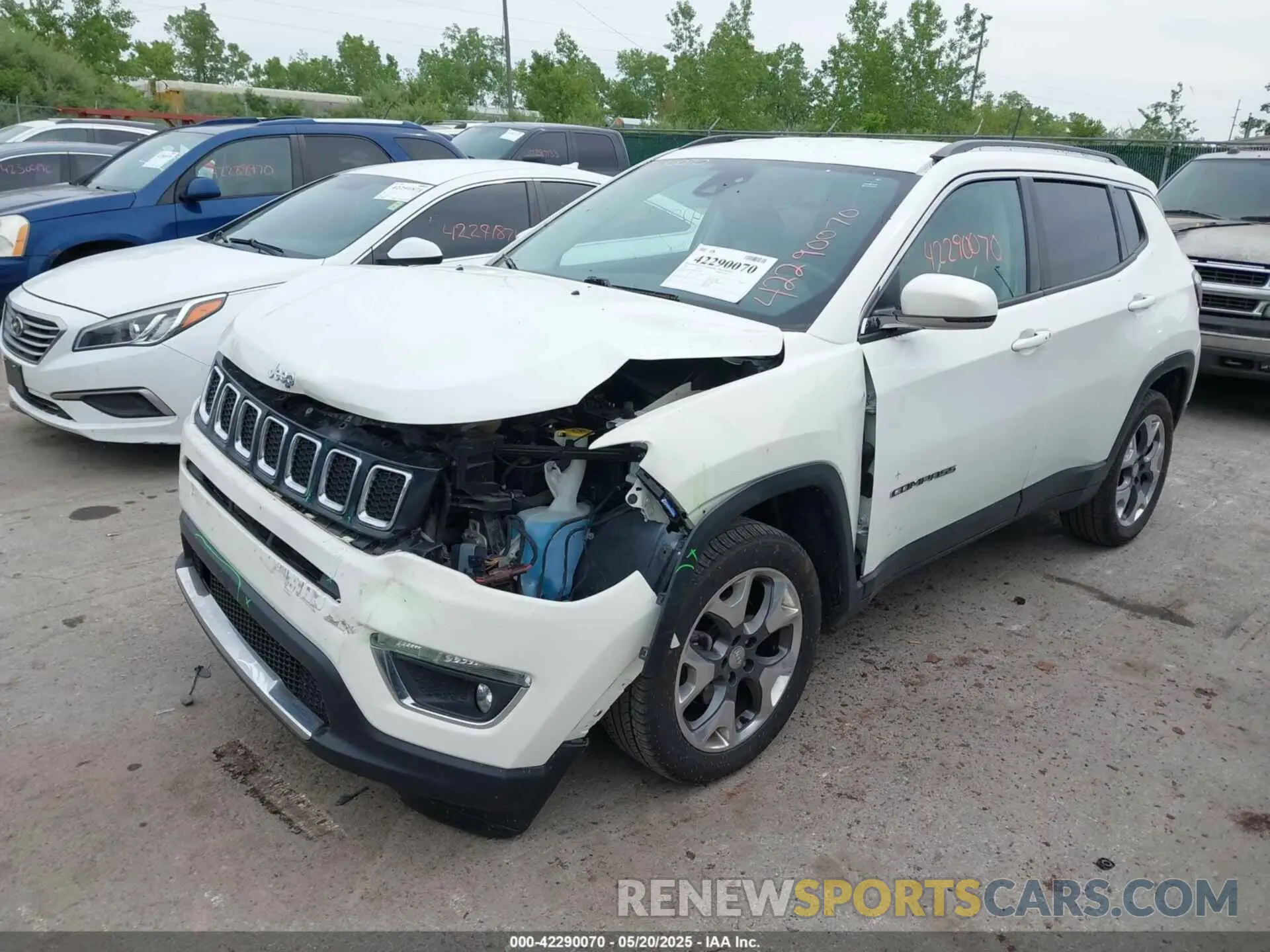 2 Photograph of a damaged car 3C4NJDCBXMT515300 JEEP COMPASS 2021