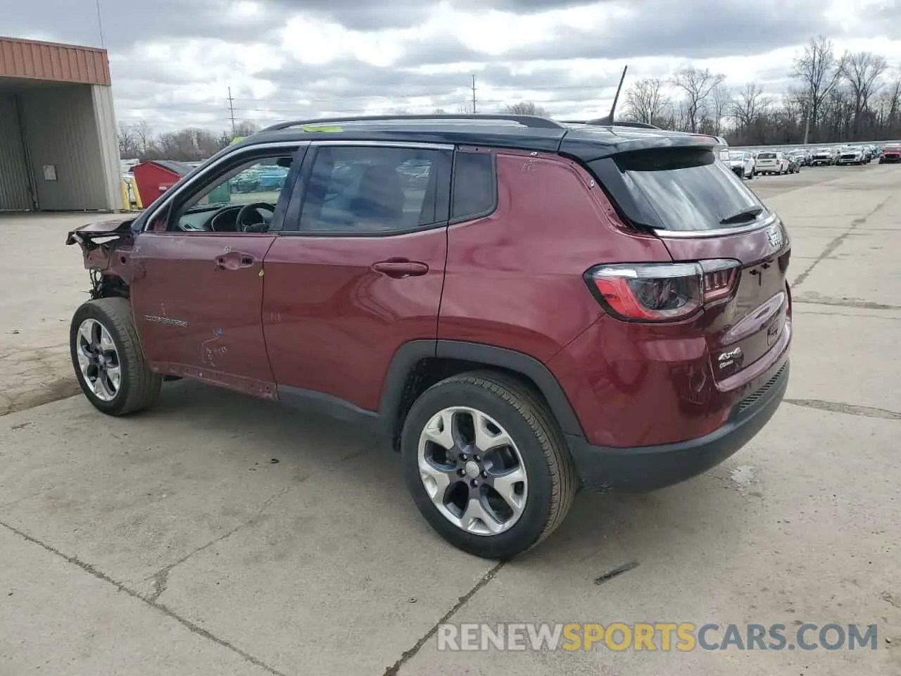2 Photograph of a damaged car 3C4NJDCBXMT537779 JEEP COMPASS 2021