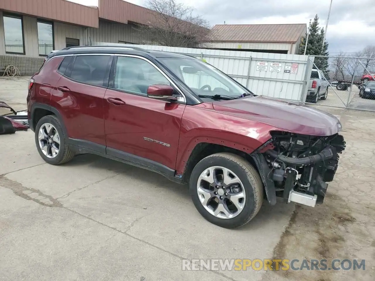 4 Photograph of a damaged car 3C4NJDCBXMT537779 JEEP COMPASS 2021