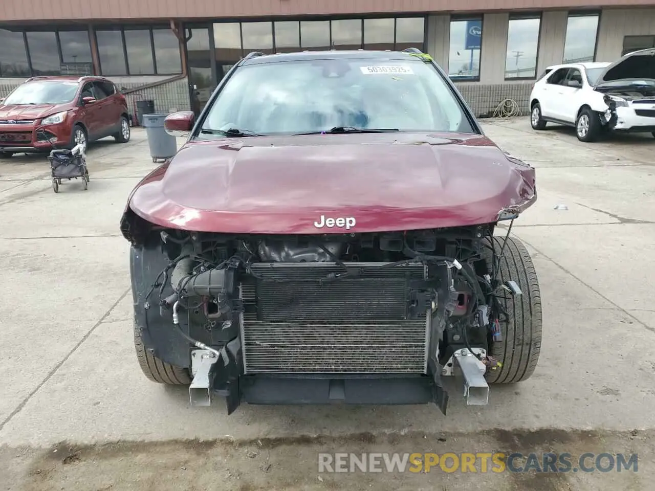 5 Photograph of a damaged car 3C4NJDCBXMT537779 JEEP COMPASS 2021