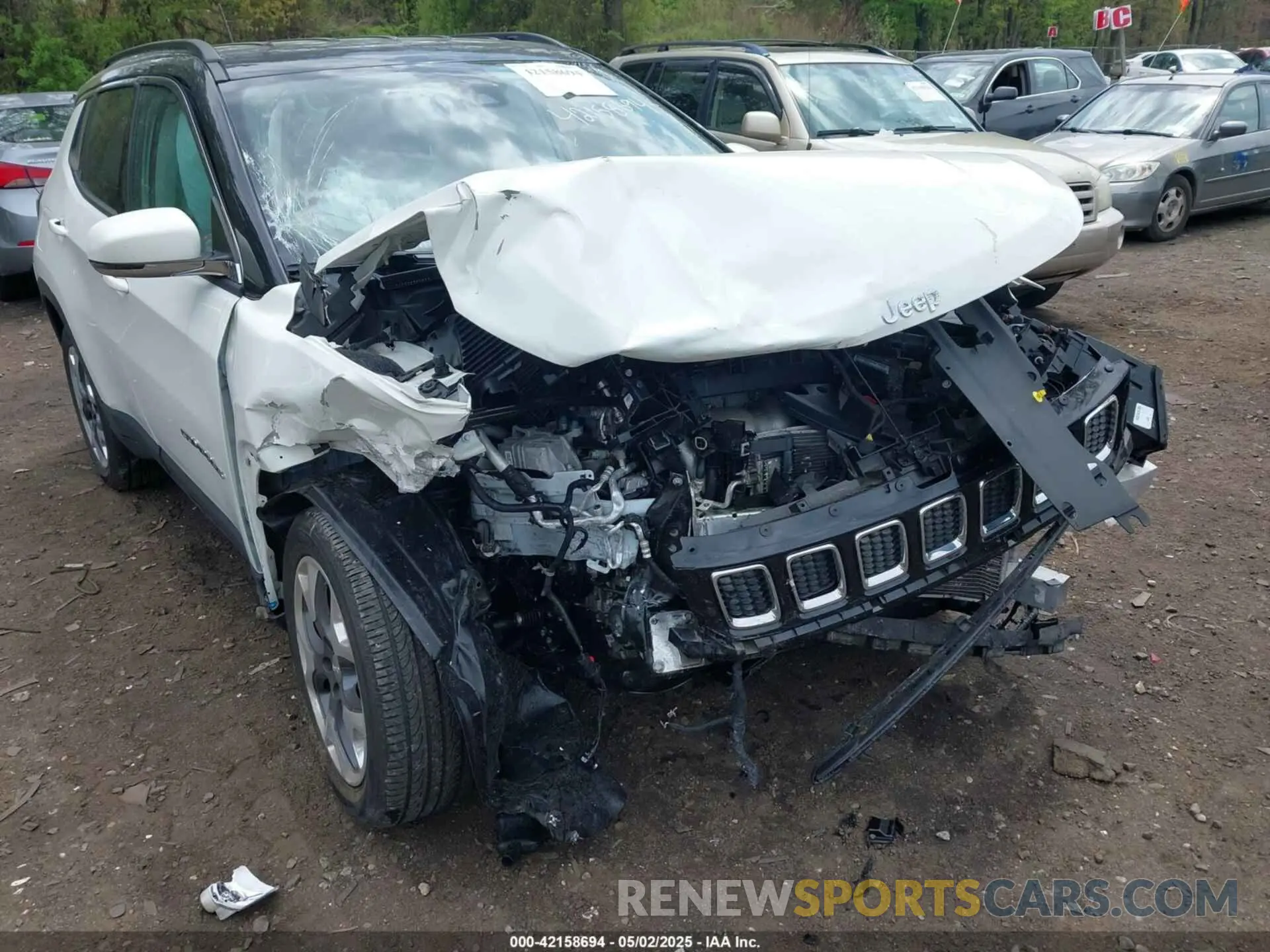 6 Photograph of a damaged car 3C4NJDCBXMT576517 JEEP COMPASS 2021