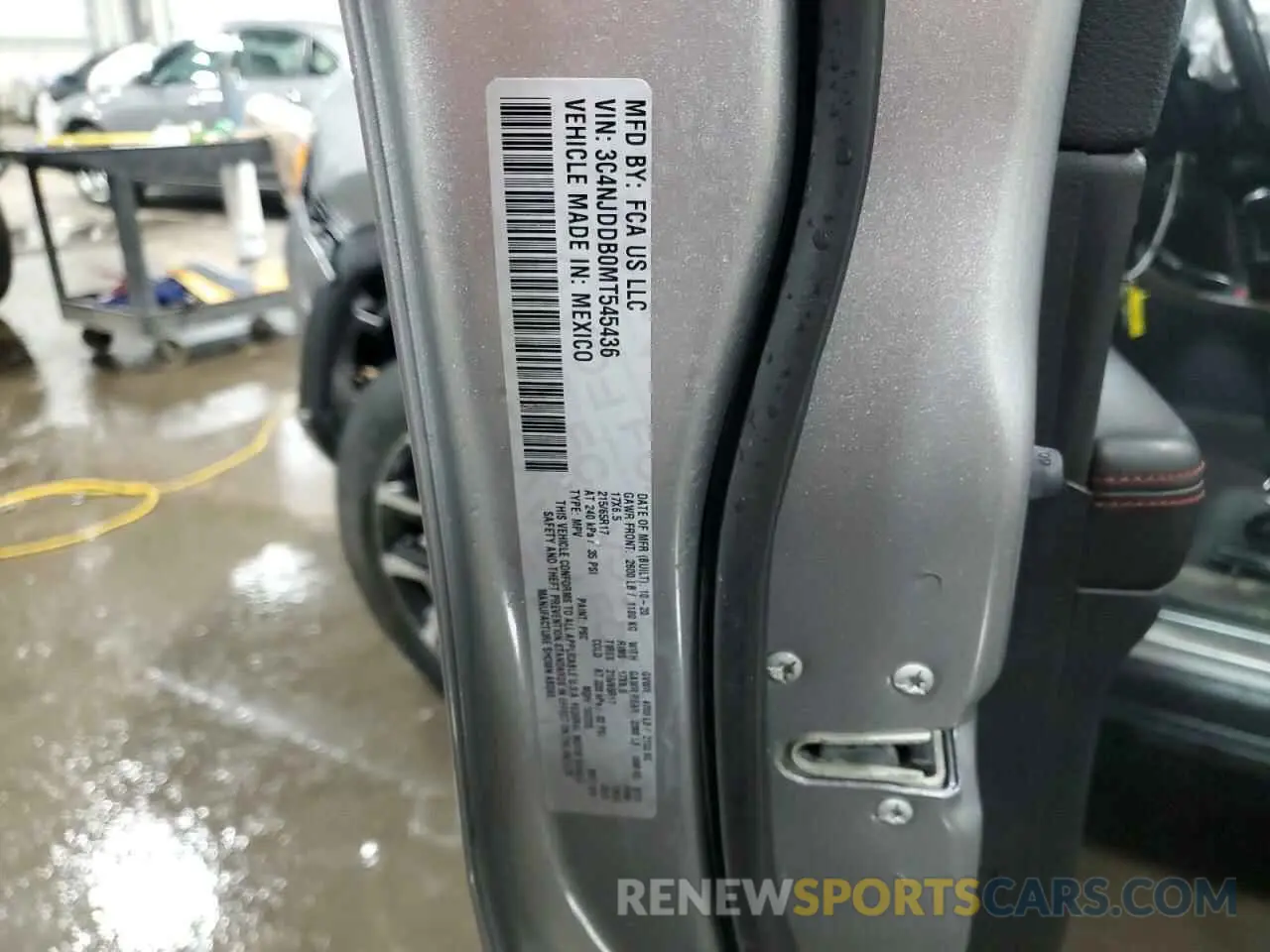14 Фотография поврежденного автомобиля 3C4NJDDB0MT545436 JEEP COMPASS 2021