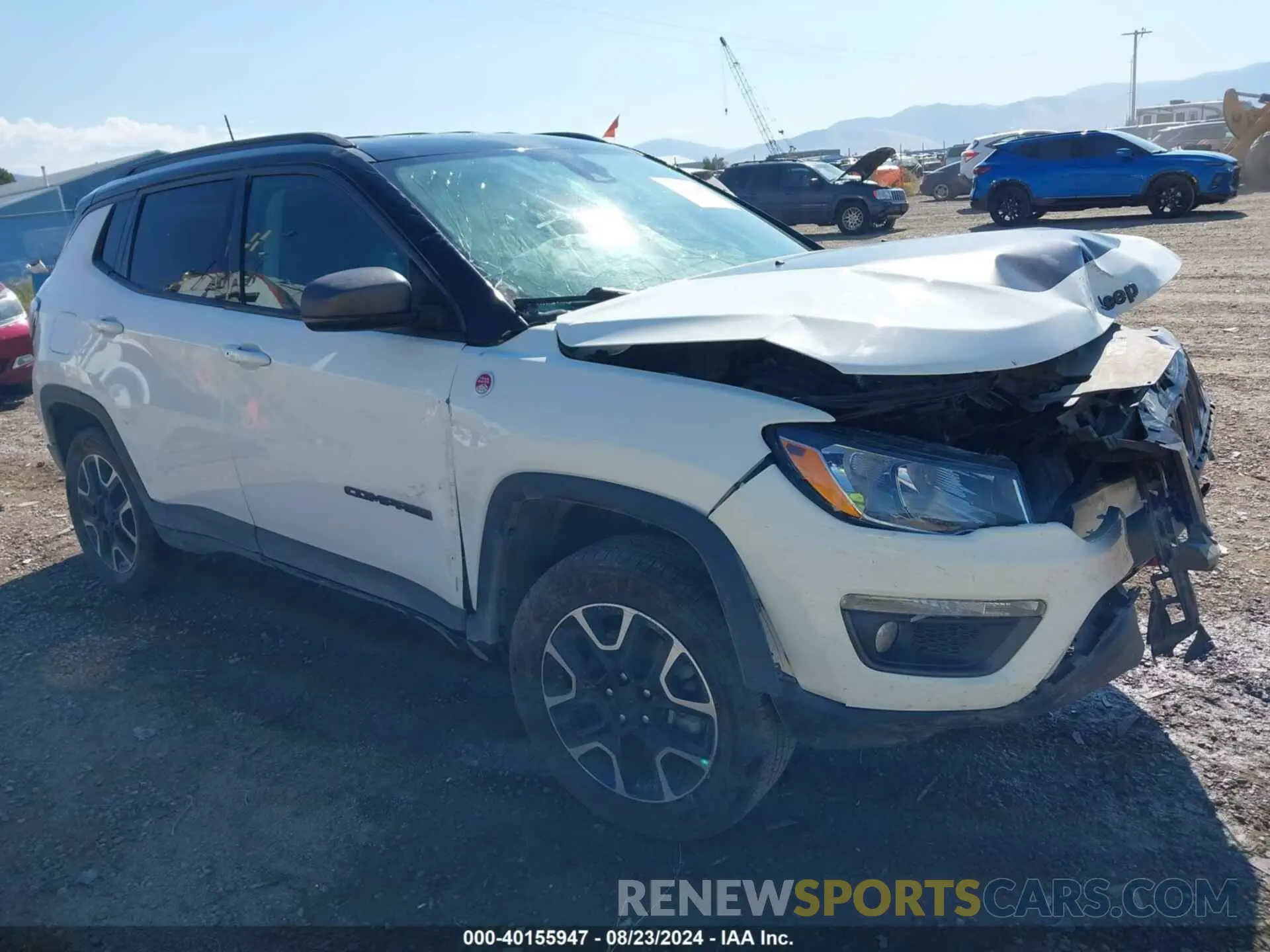 1 Фотография поврежденного автомобиля 3C4NJDDB0MT551172 JEEP COMPASS 2021