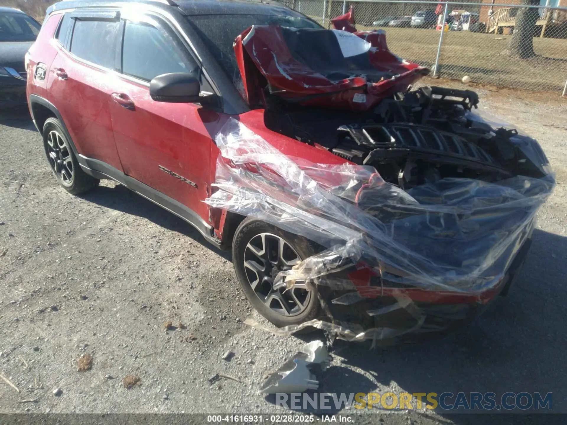 1 Photograph of a damaged car 3C4NJDDB1MT547924 JEEP COMPASS 2021