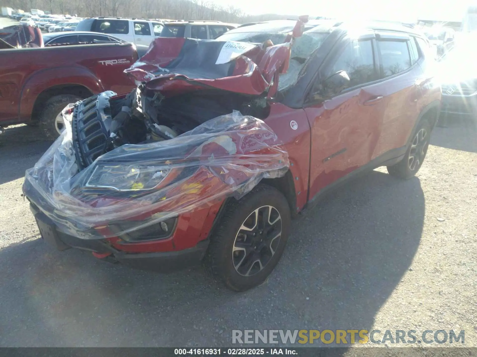 2 Photograph of a damaged car 3C4NJDDB1MT547924 JEEP COMPASS 2021