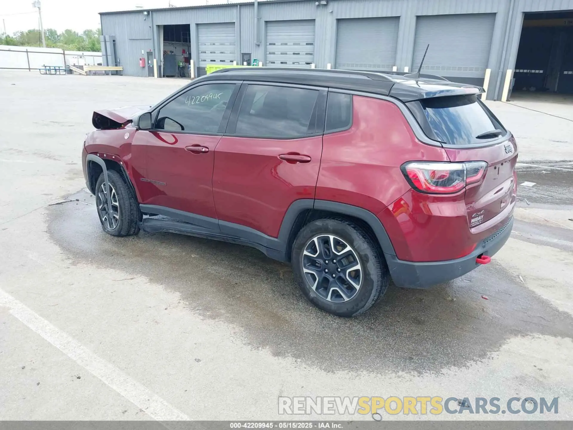 3 Photograph of a damaged car 3C4NJDDB6MT502932 JEEP COMPASS 2021