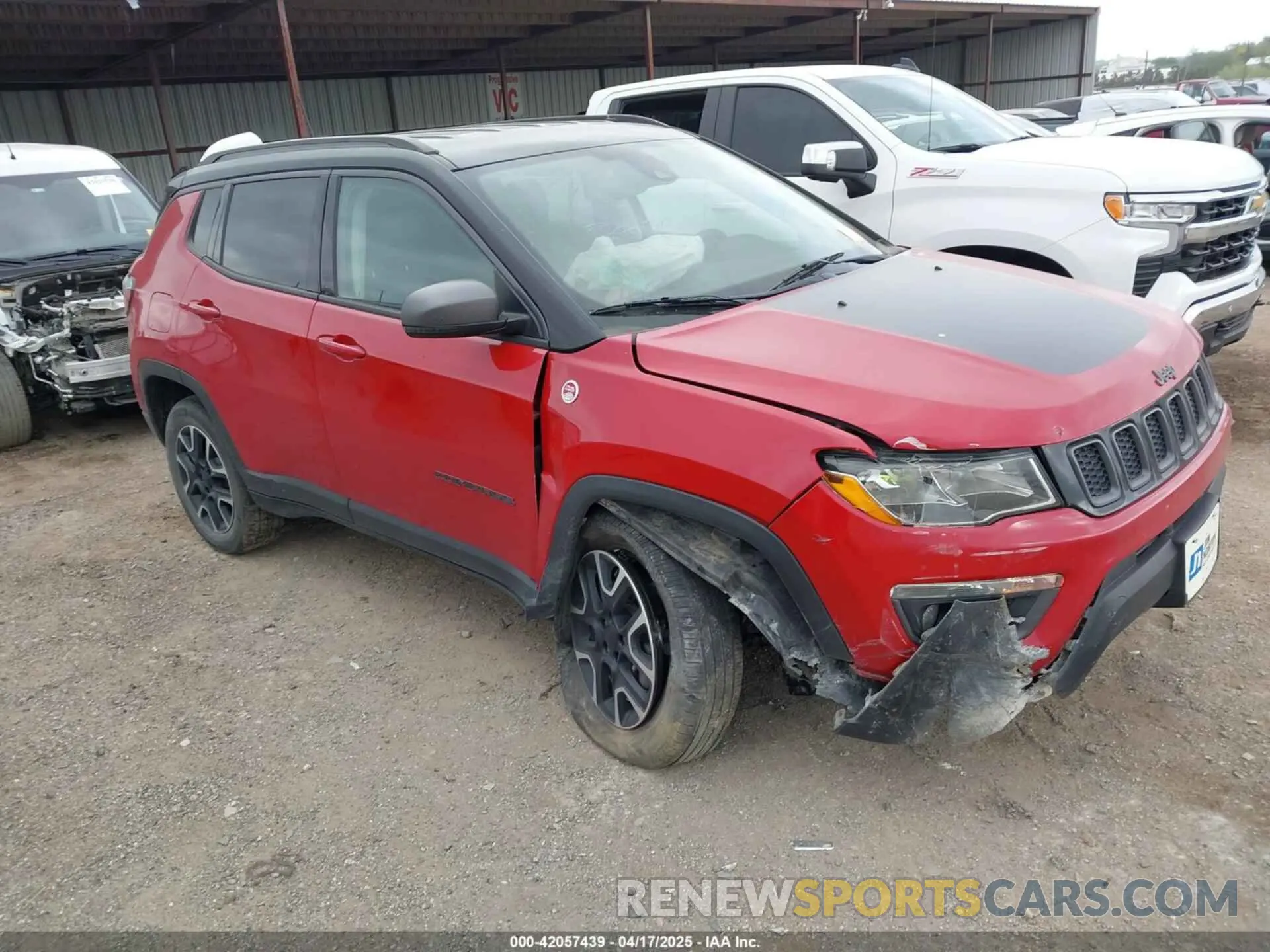 1 Фотография поврежденного автомобиля 3C4NJDDB6MT574374 JEEP COMPASS 2021