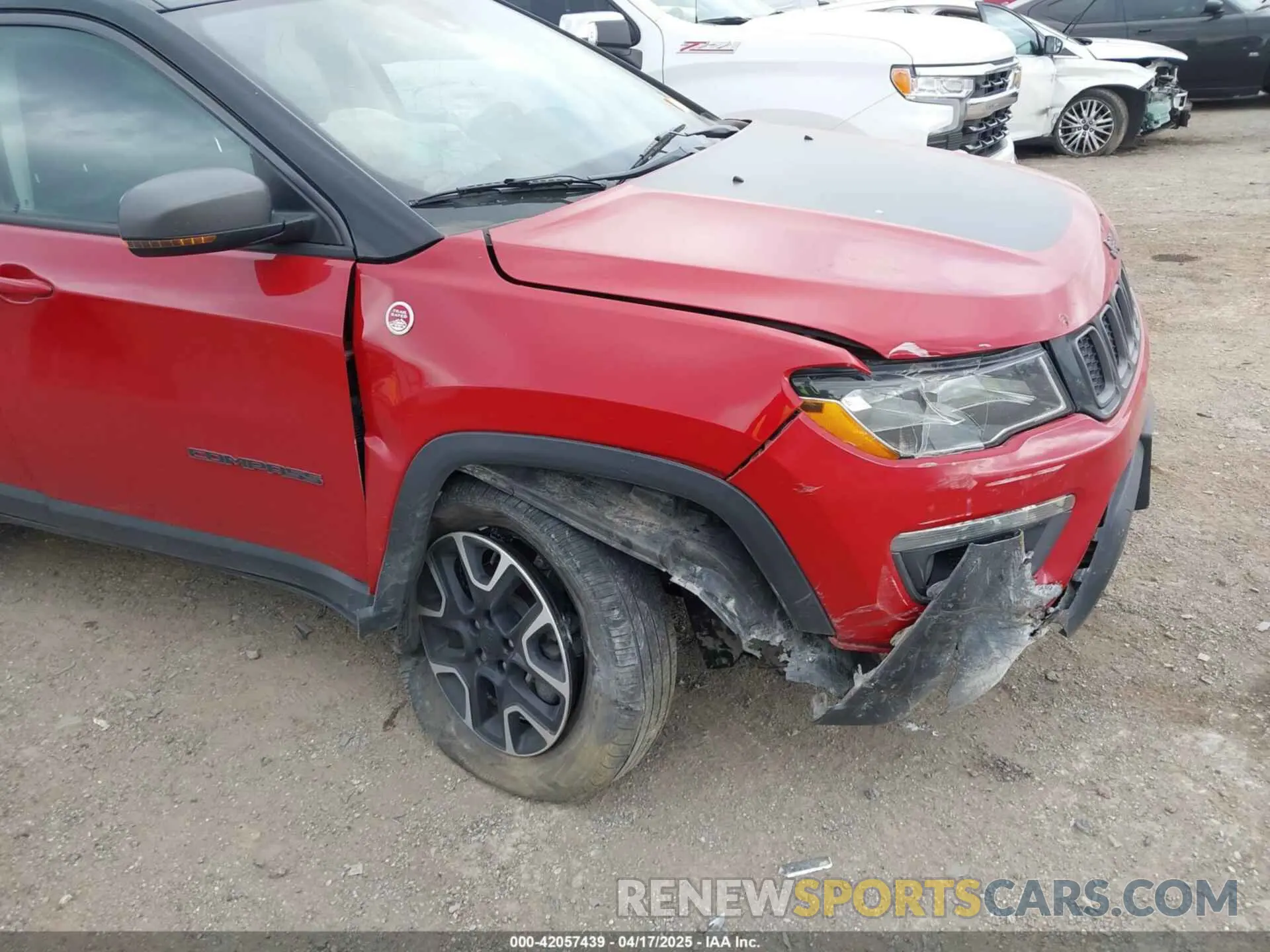 12 Фотография поврежденного автомобиля 3C4NJDDB6MT574374 JEEP COMPASS 2021