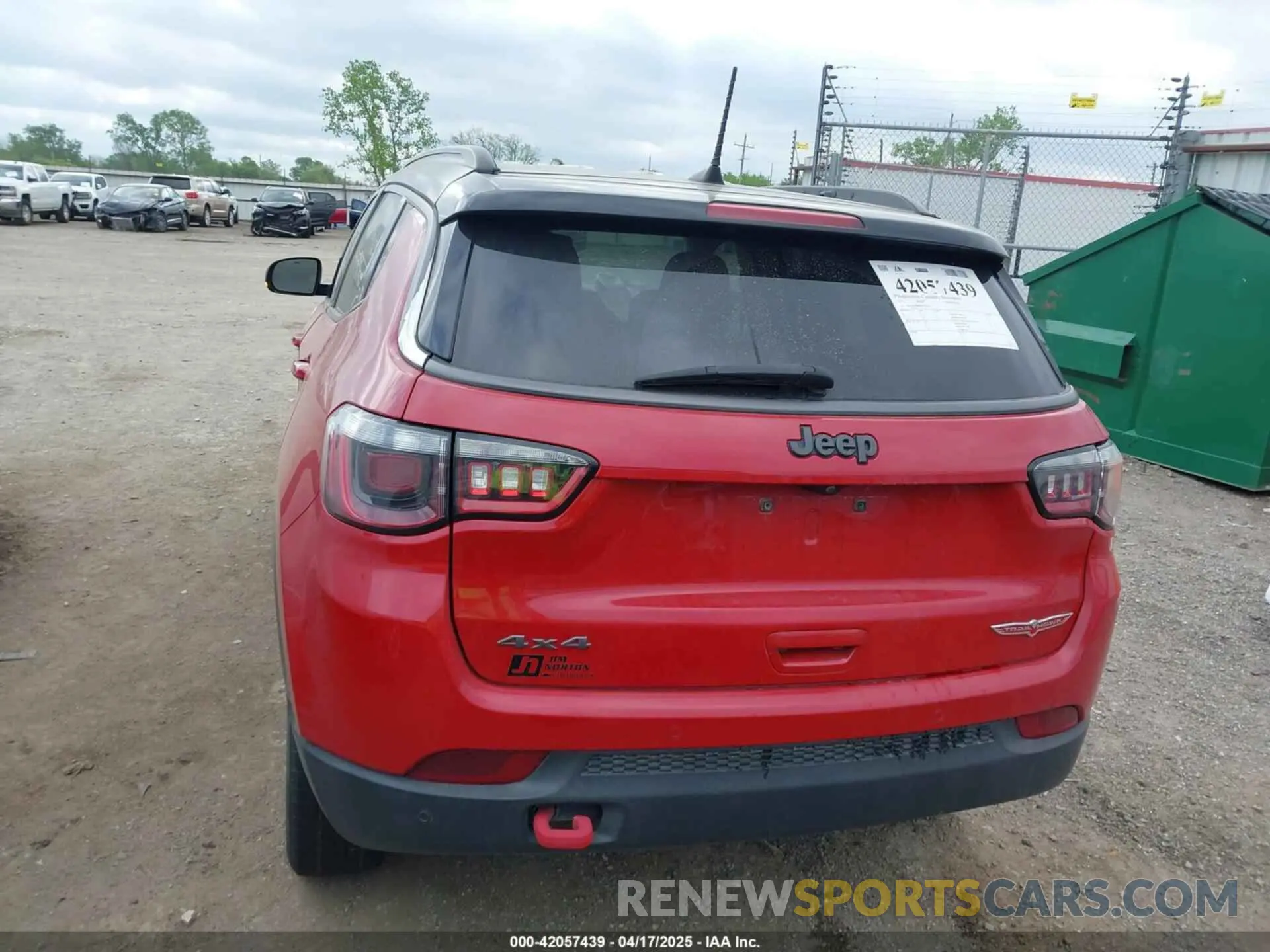 17 Фотография поврежденного автомобиля 3C4NJDDB6MT574374 JEEP COMPASS 2021