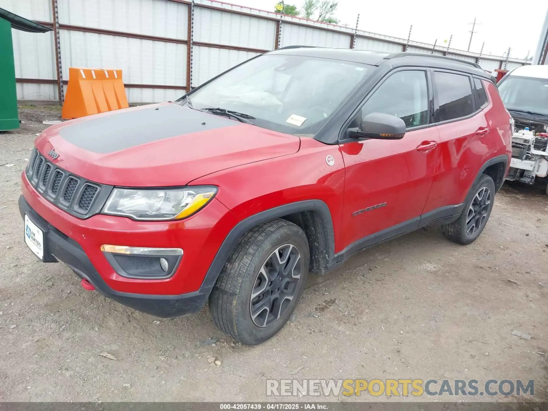 2 Фотография поврежденного автомобиля 3C4NJDDB6MT574374 JEEP COMPASS 2021
