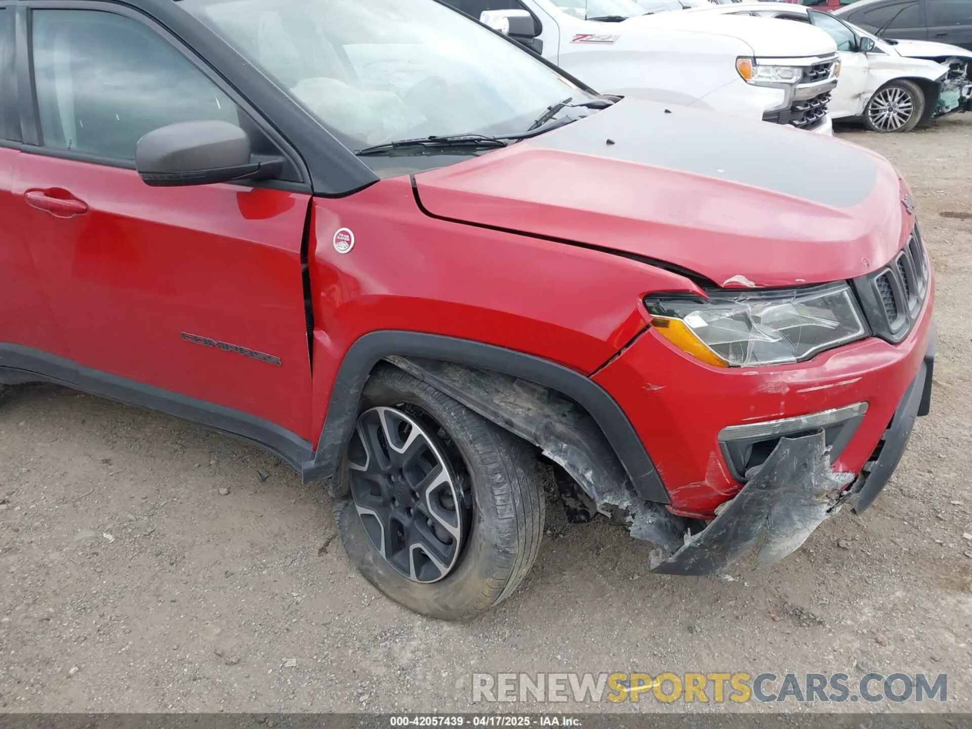 6 Фотография поврежденного автомобиля 3C4NJDDB6MT574374 JEEP COMPASS 2021