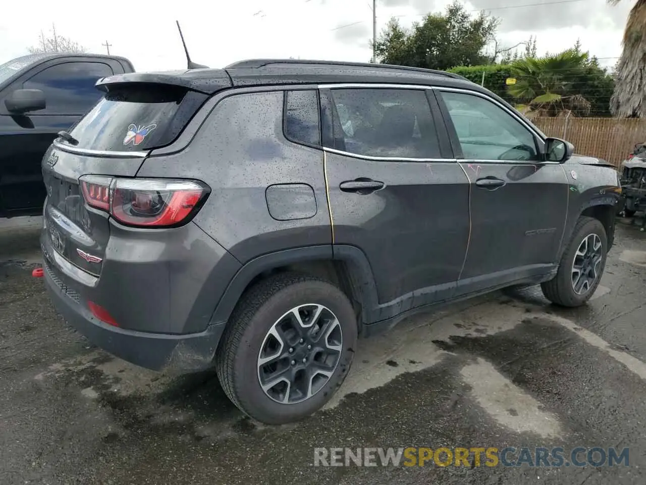 3 Фотография поврежденного автомобиля 3C4NJDDB7MT600738 JEEP COMPASS 2021