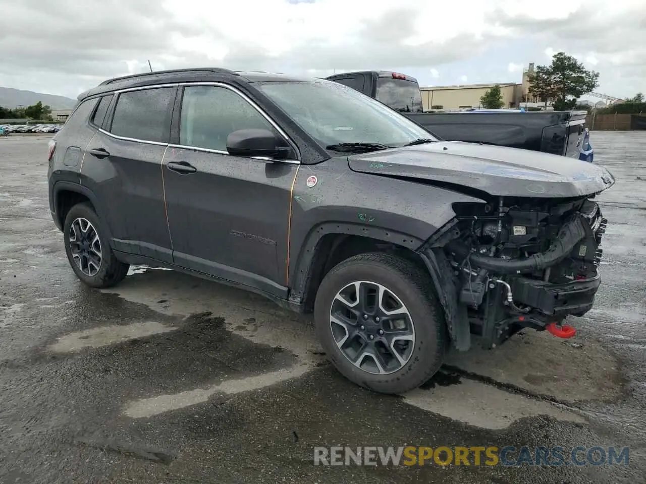 4 Фотография поврежденного автомобиля 3C4NJDDB7MT600738 JEEP COMPASS 2021