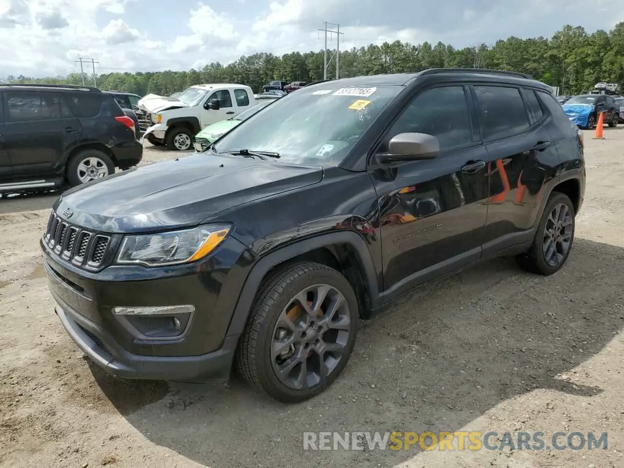 1 Photograph of a damaged car 3C4NJDEB0MT535553 JEEP COMPASS 2021