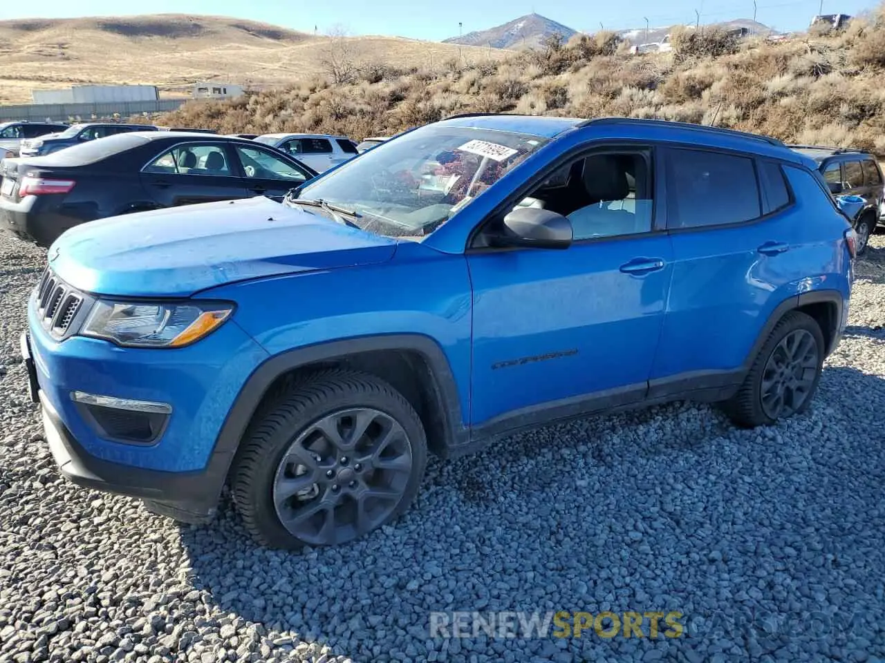 1 Photograph of a damaged car 3C4NJDEB0MT539277 JEEP COMPASS 2021