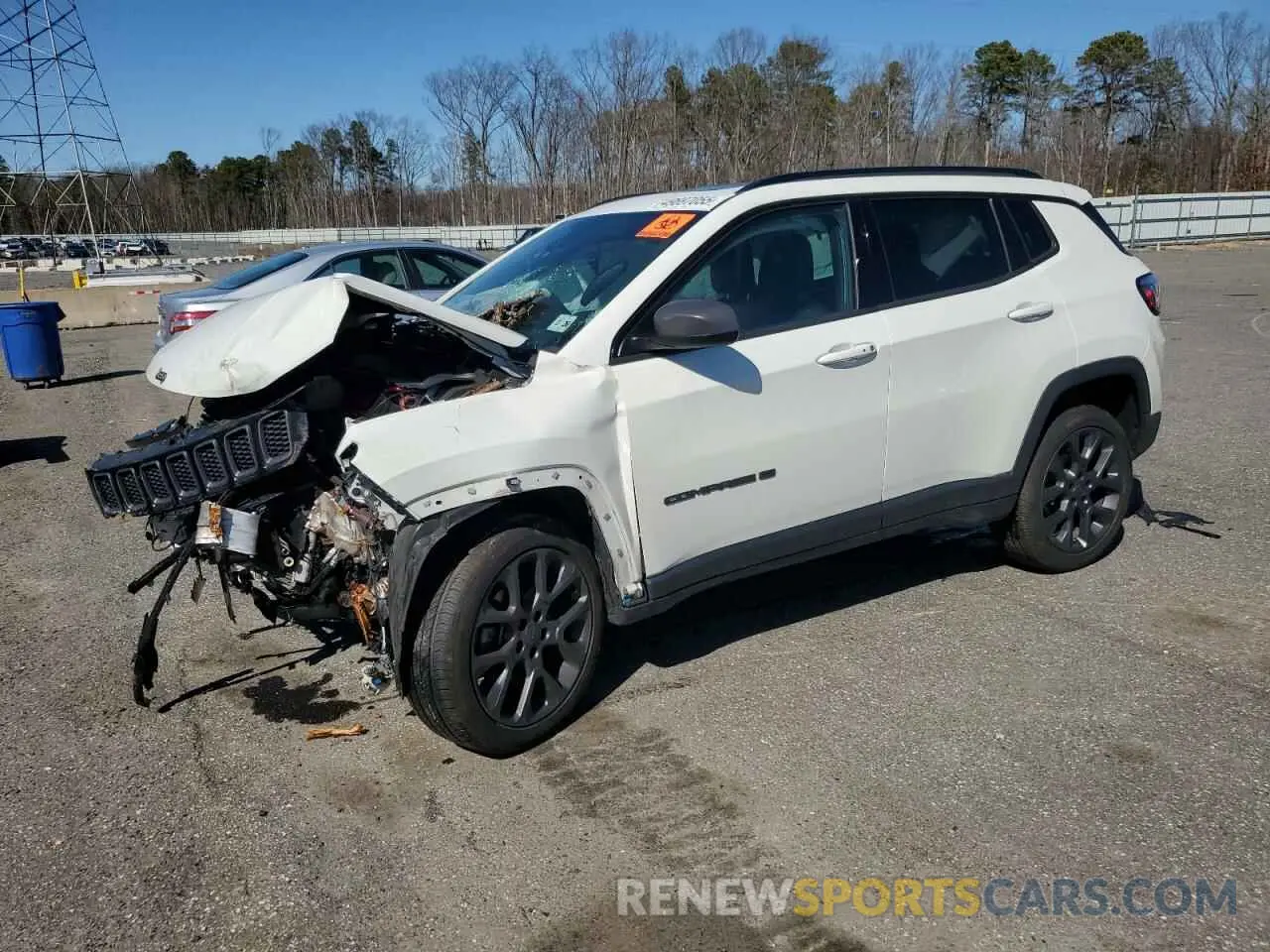 1 Photograph of a damaged car 3C4NJDEB0MT539294 JEEP COMPASS 2021