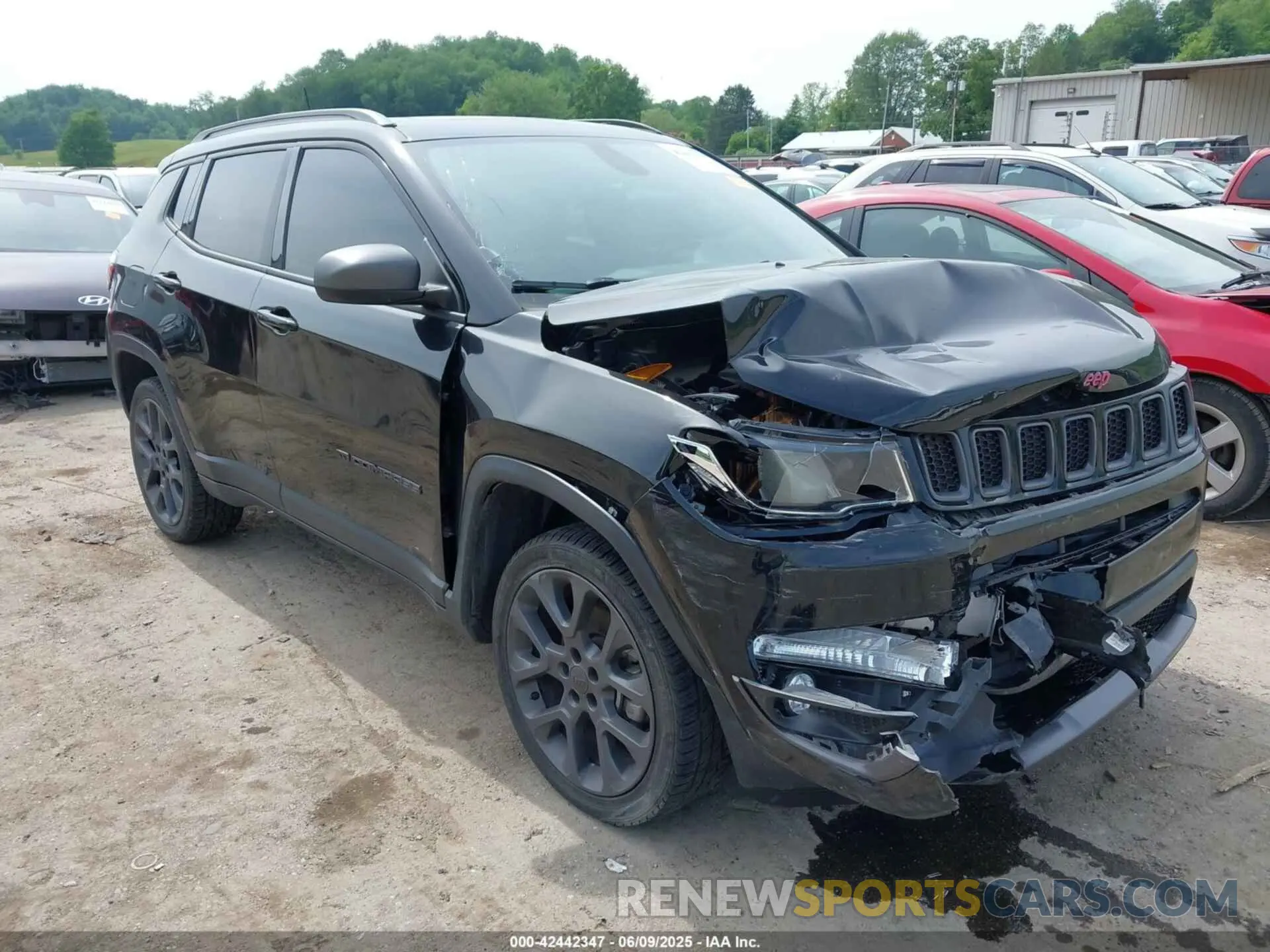 1 Photograph of a damaged car 3C4NJDEB0MT548139 JEEP COMPASS 2021