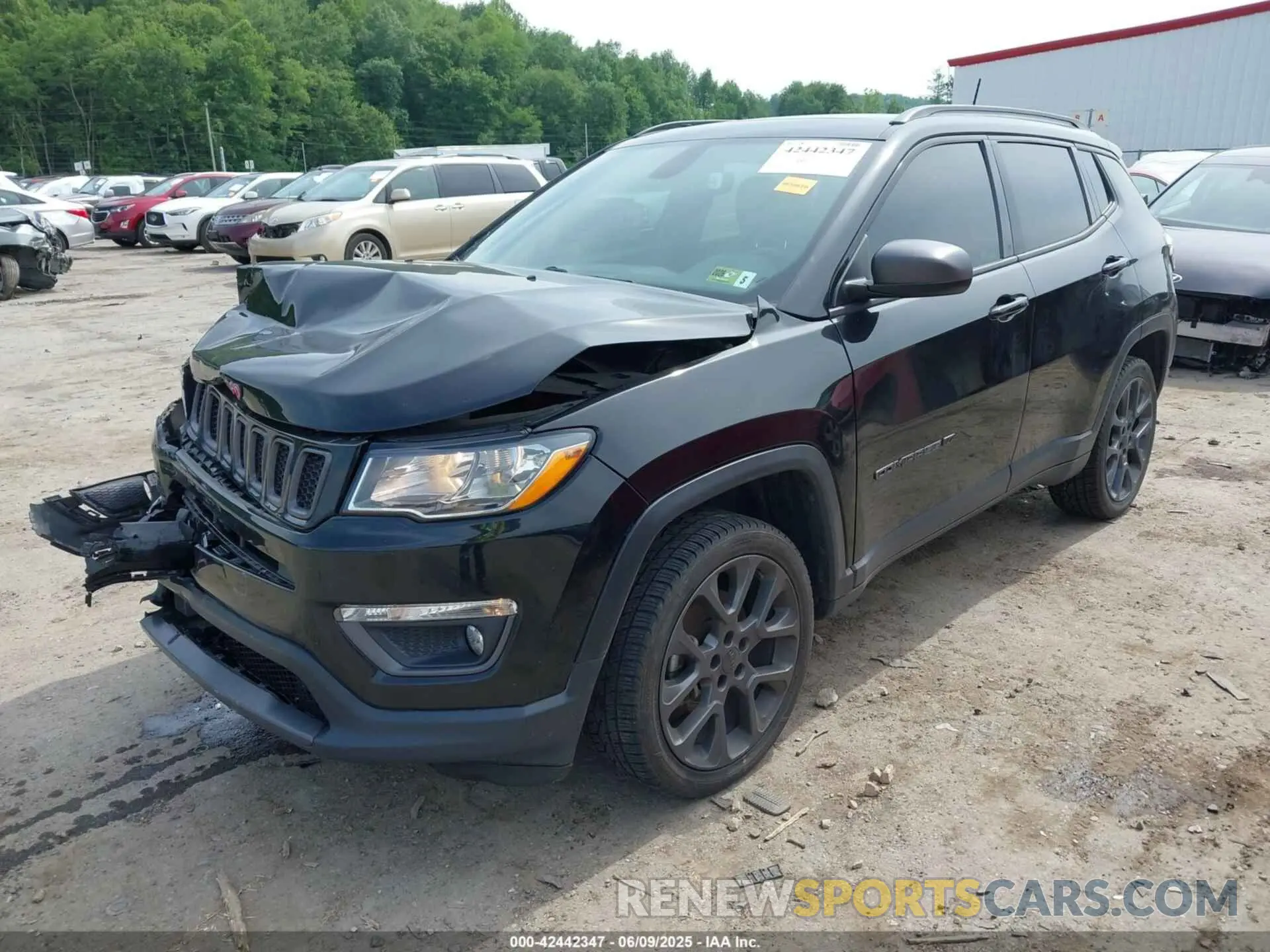 2 Photograph of a damaged car 3C4NJDEB0MT548139 JEEP COMPASS 2021