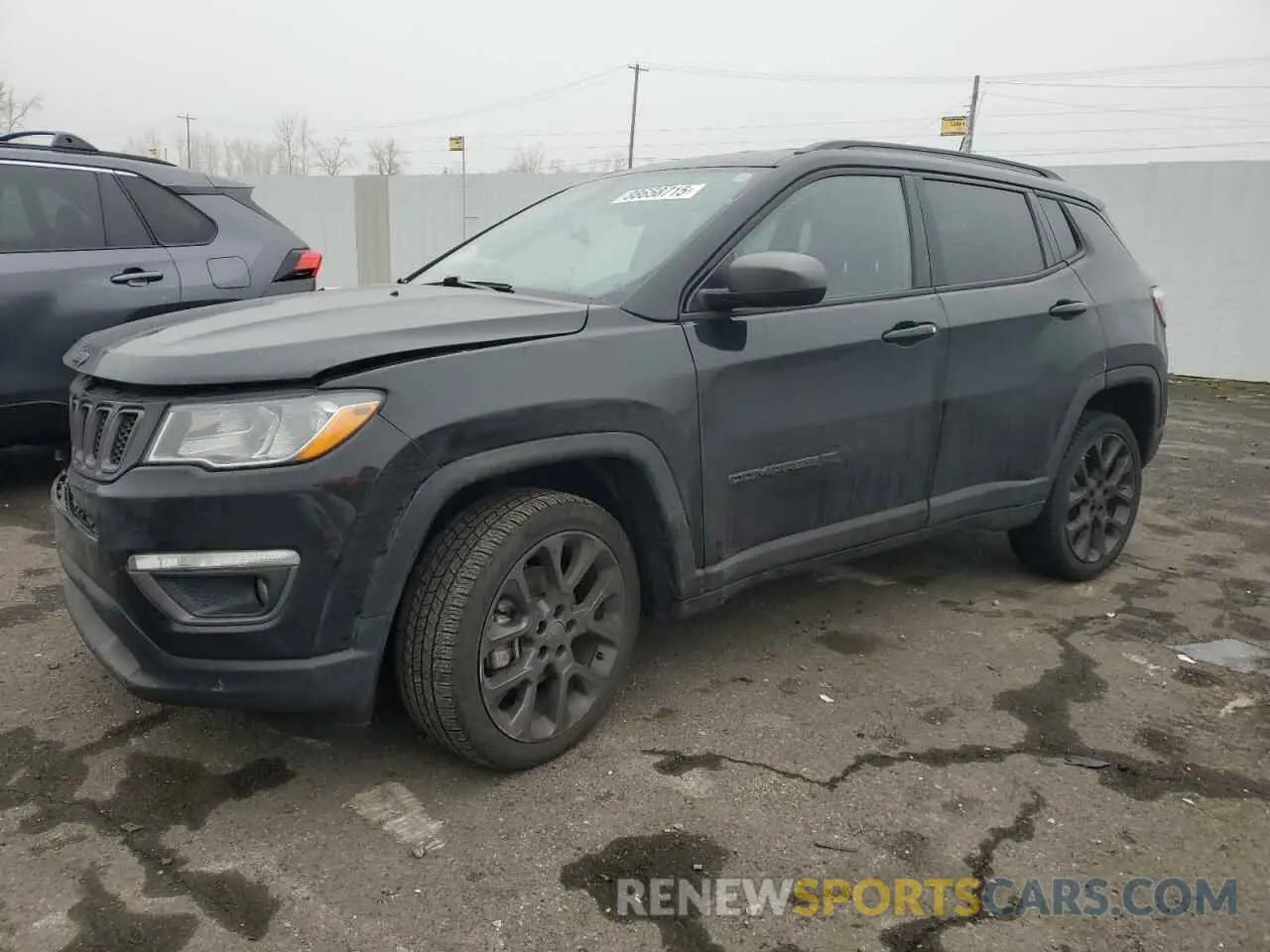 1 Photograph of a damaged car 3C4NJDEB0MT594957 JEEP COMPASS 2021