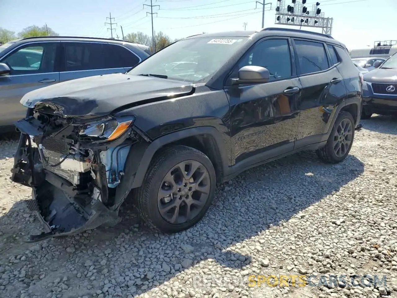 1 Photograph of a damaged car 3C4NJDEB1MT513691 JEEP COMPASS 2021