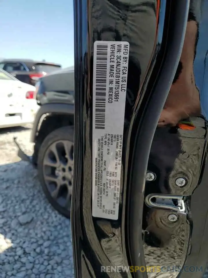 14 Photograph of a damaged car 3C4NJDEB1MT513691 JEEP COMPASS 2021
