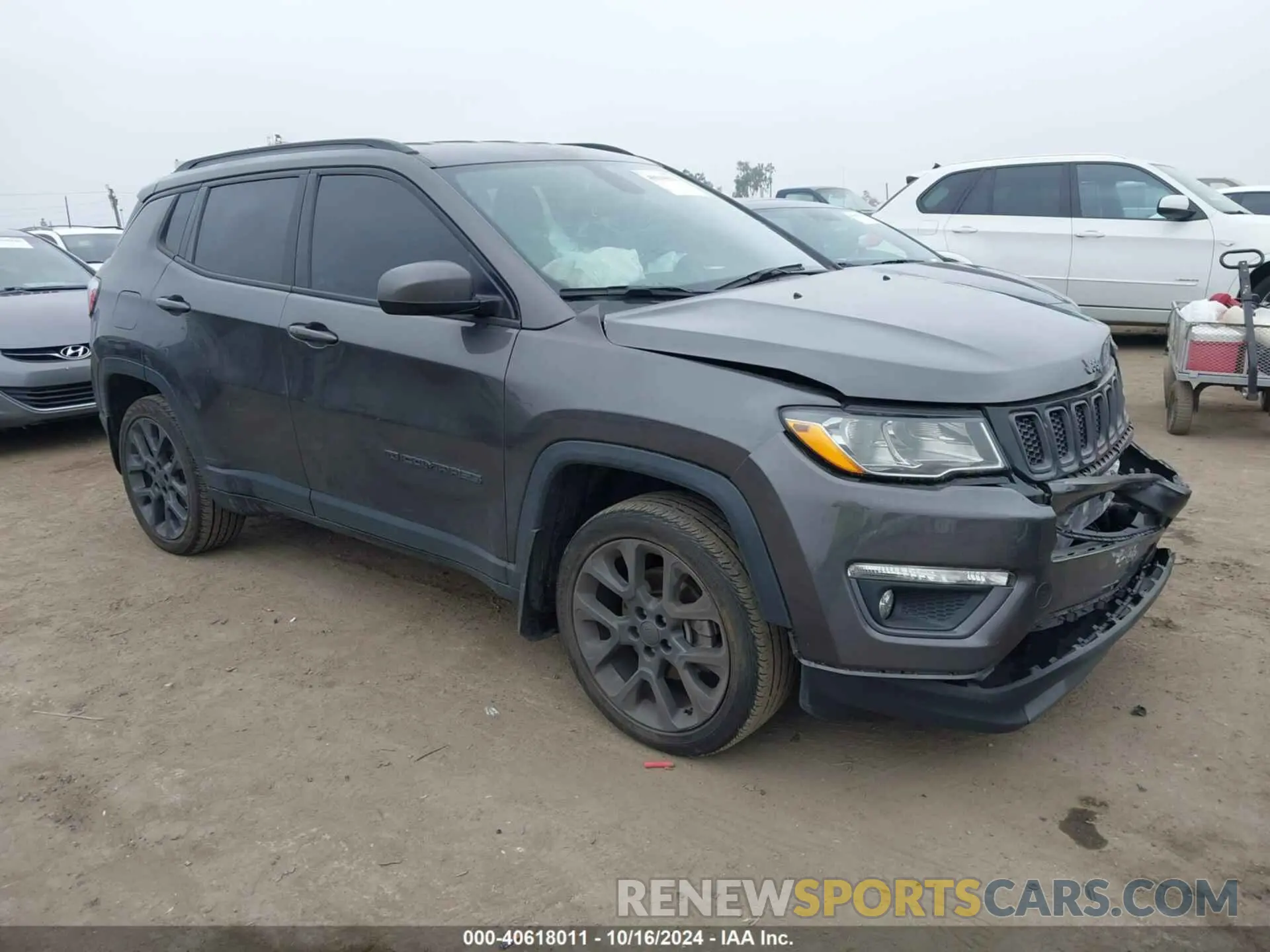 1 Photograph of a damaged car 3C4NJDEB1MT525064 JEEP COMPASS 2021