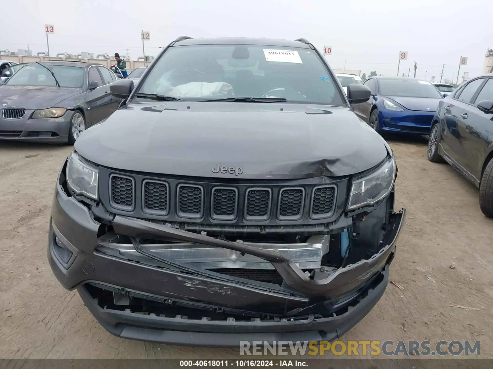 12 Photograph of a damaged car 3C4NJDEB1MT525064 JEEP COMPASS 2021