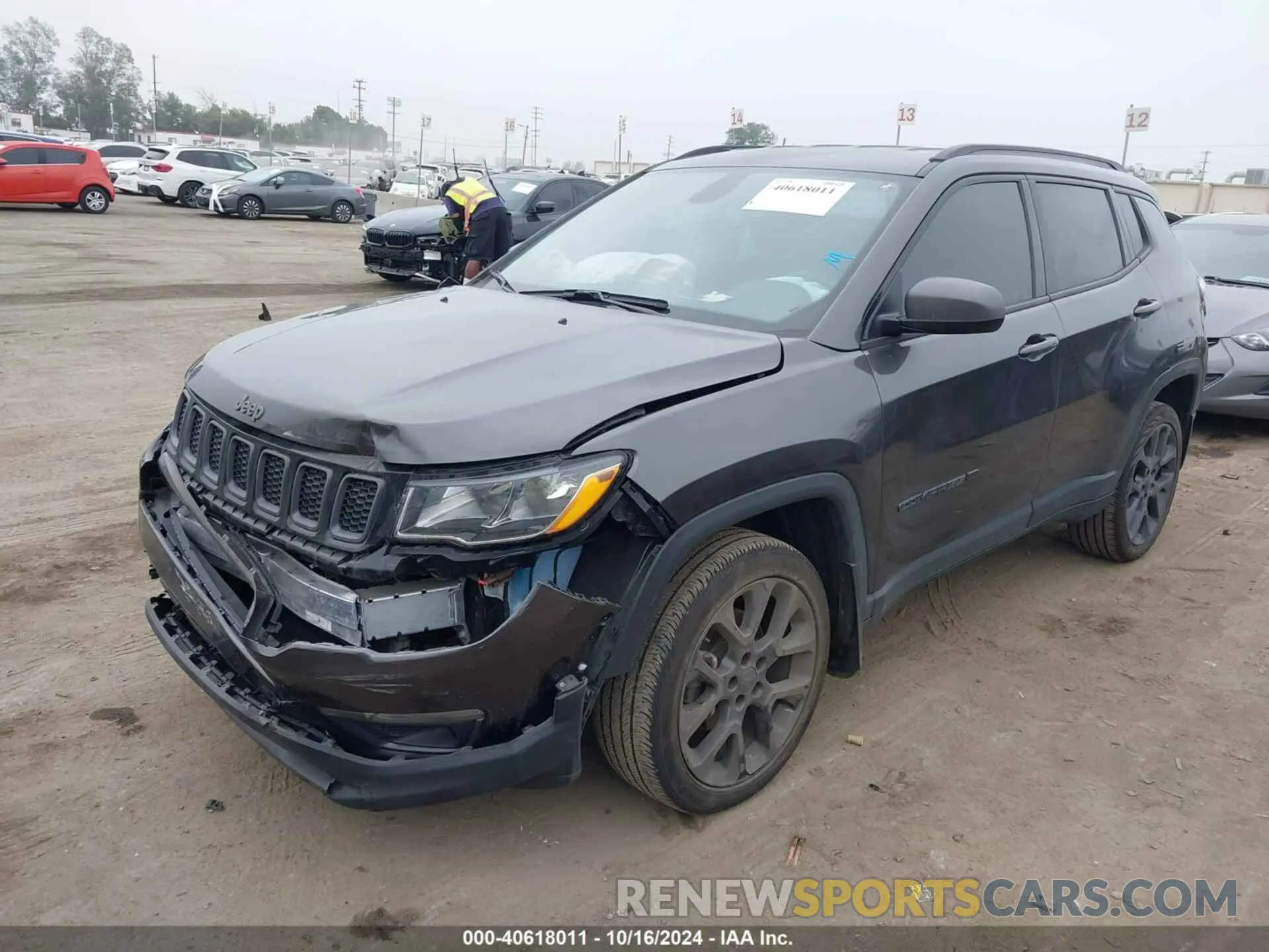 2 Photograph of a damaged car 3C4NJDEB1MT525064 JEEP COMPASS 2021