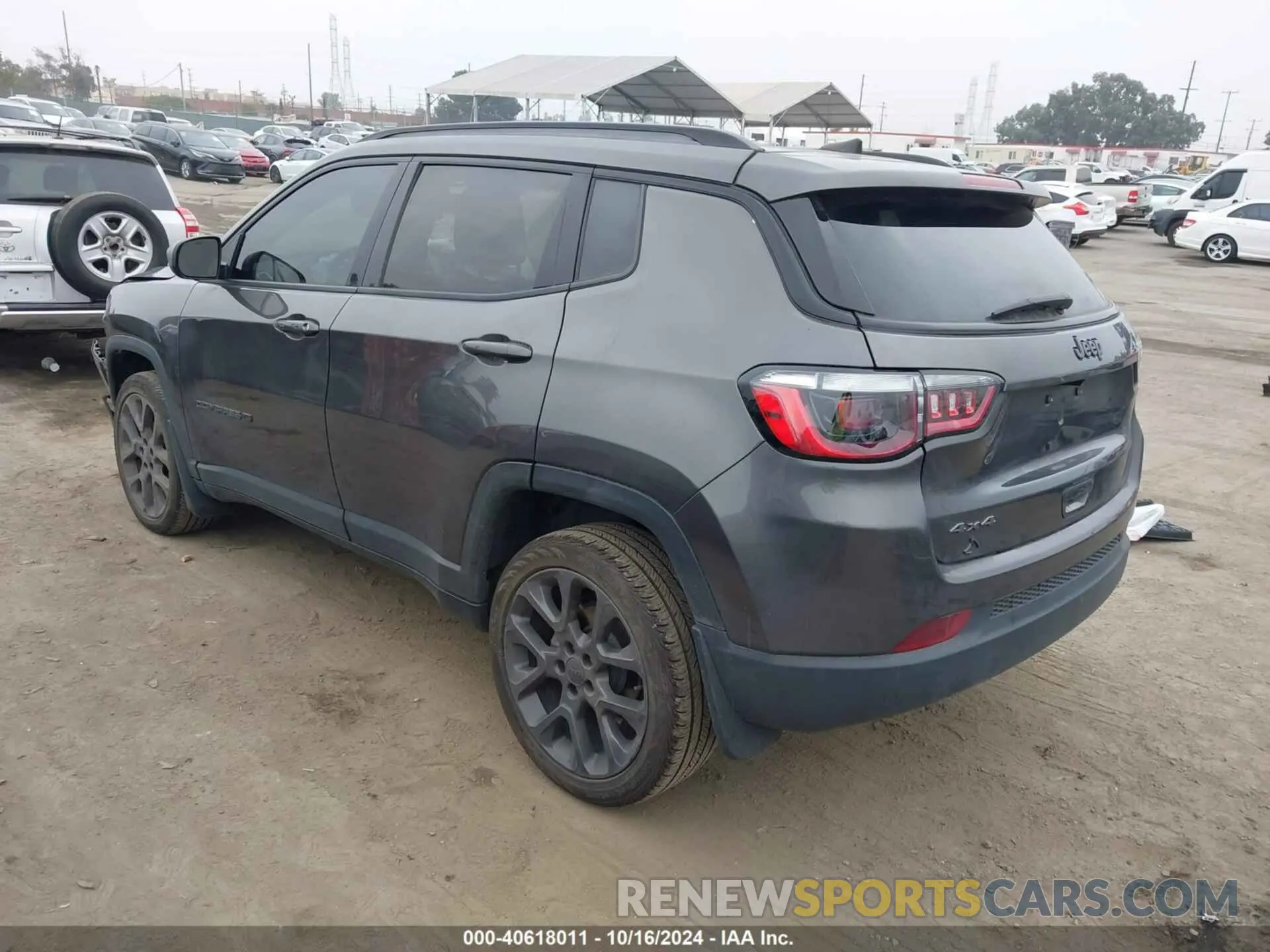 3 Photograph of a damaged car 3C4NJDEB1MT525064 JEEP COMPASS 2021