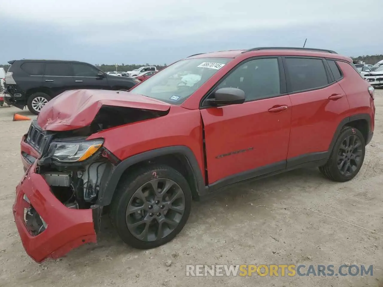 1 Фотография поврежденного автомобиля 3C4NJDEB1MT601852 JEEP COMPASS 2021