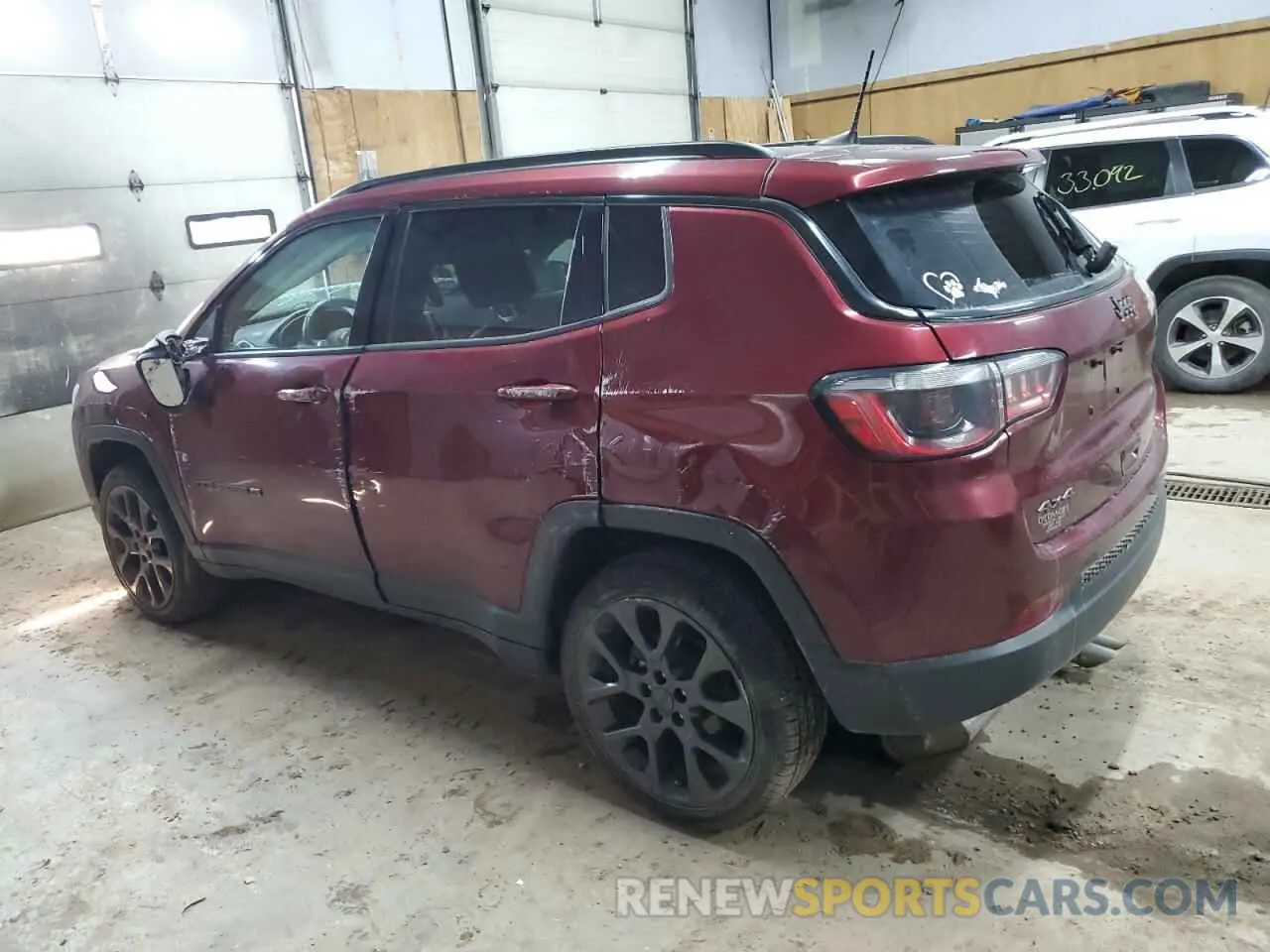 2 Photograph of a damaged car 3C4NJDEB2MT517099 JEEP COMPASS 2021