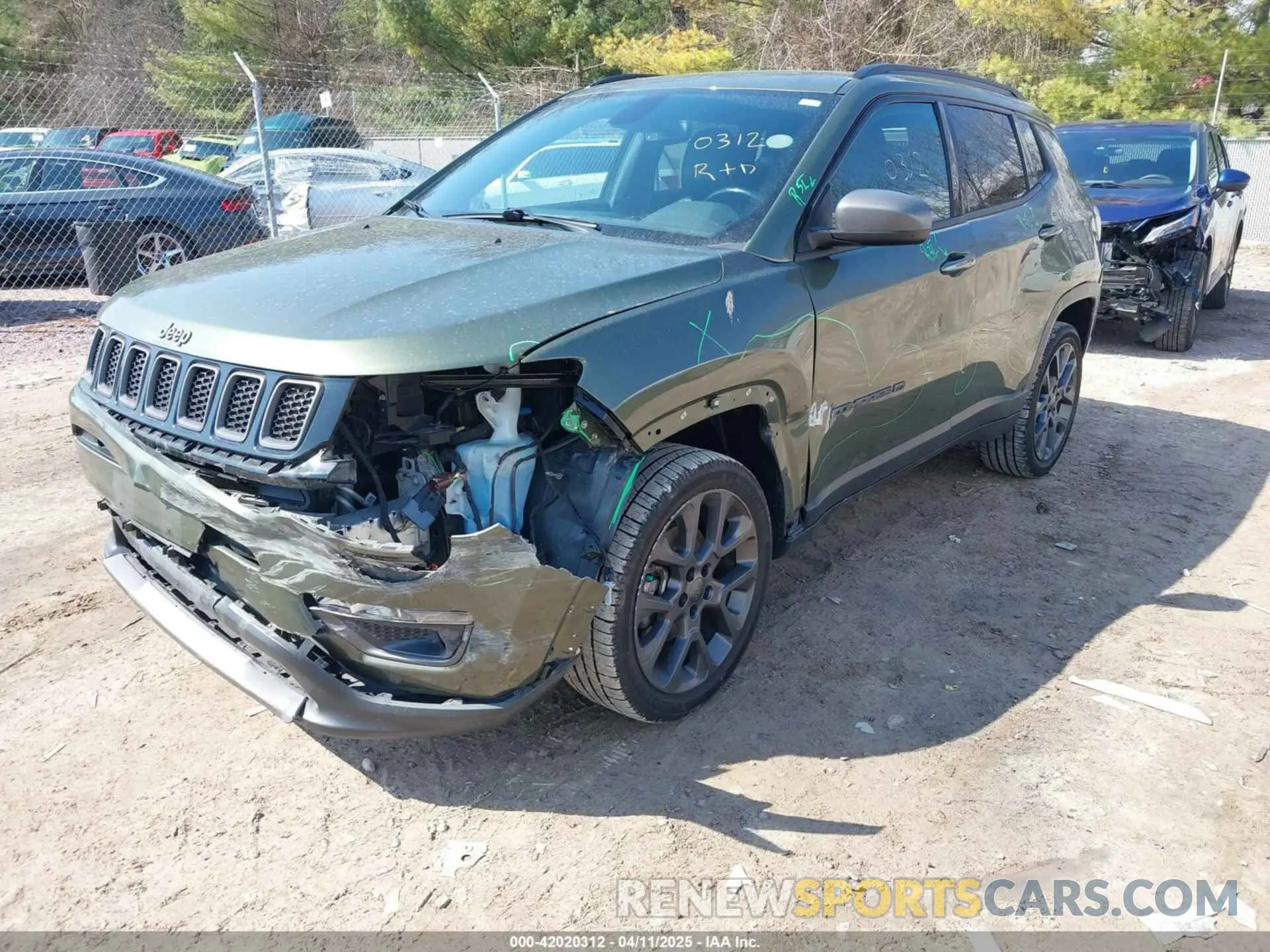 2 Фотография поврежденного автомобиля 3C4NJDEB2MT560454 JEEP COMPASS 2021