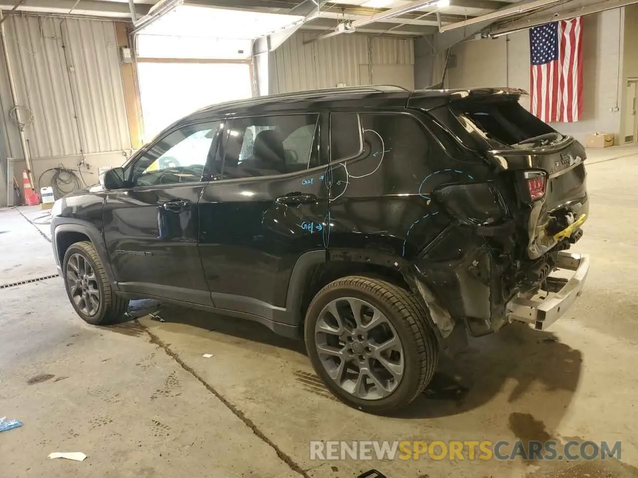 2 Фотография поврежденного автомобиля 3C4NJDEB3MT535708 JEEP COMPASS 2021
