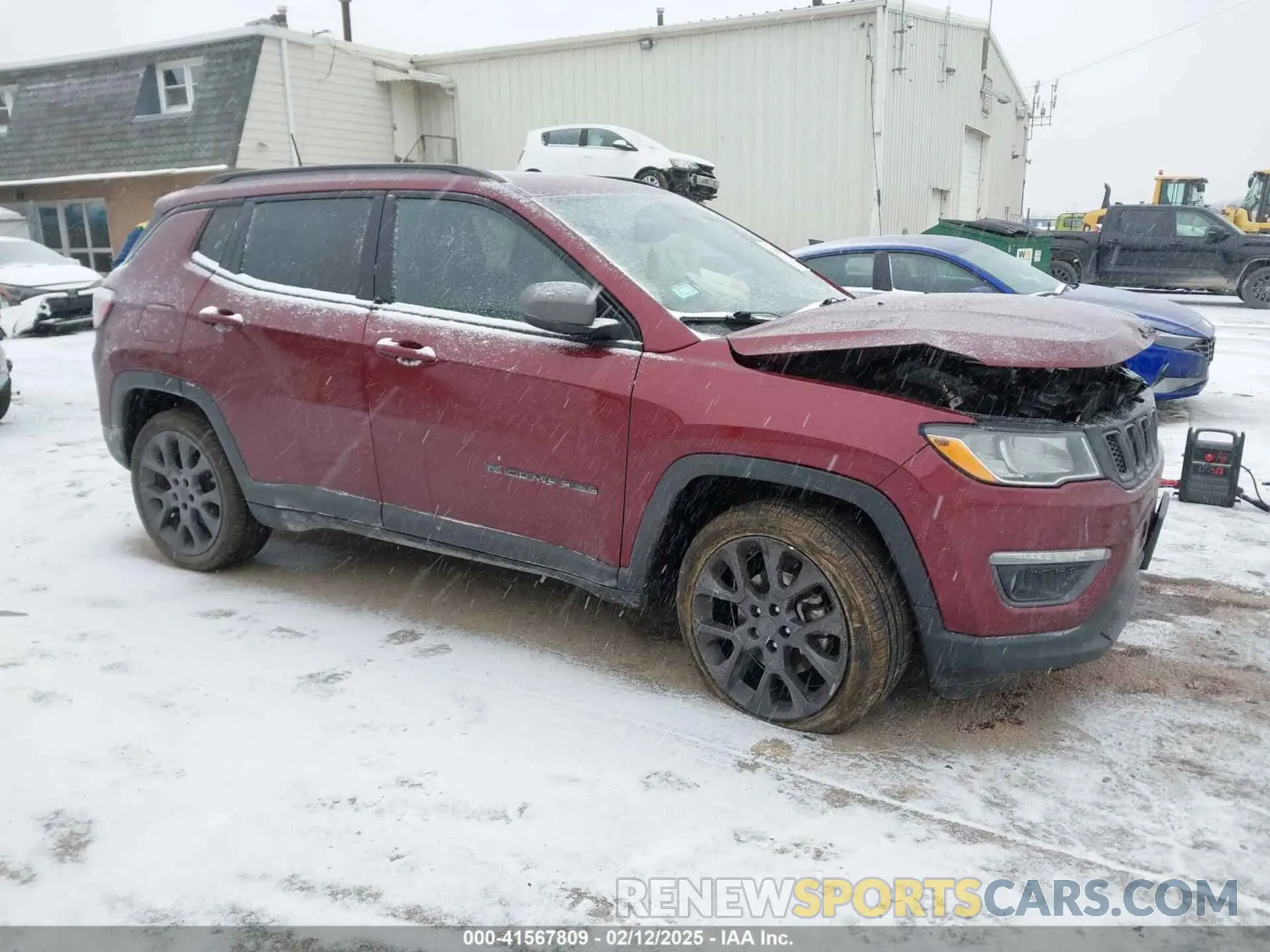 1 Photograph of a damaged car 3C4NJDEB5MT566264 JEEP COMPASS 2021