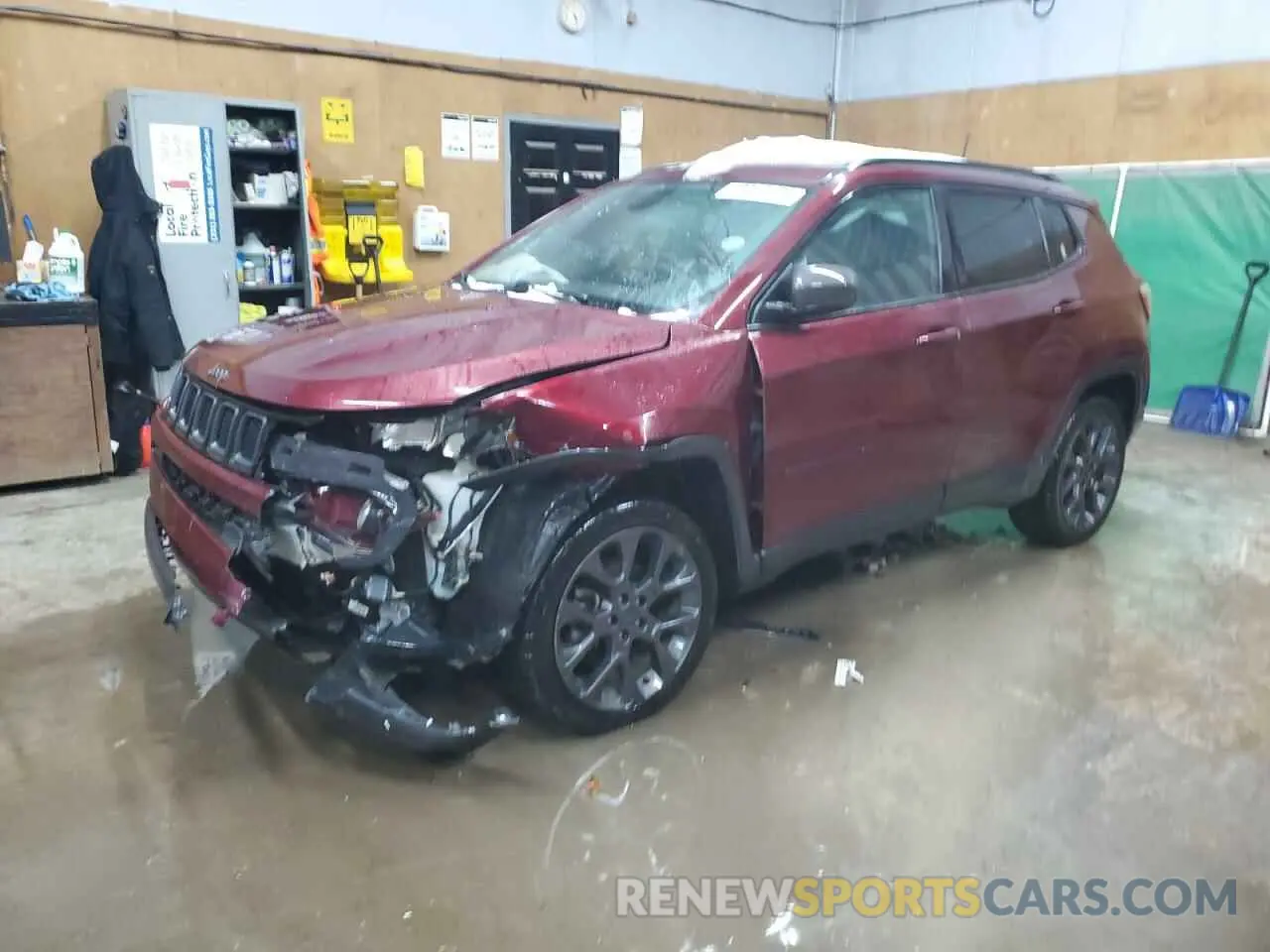 1 Photograph of a damaged car 3C4NJDEB7MT537185 JEEP COMPASS 2021